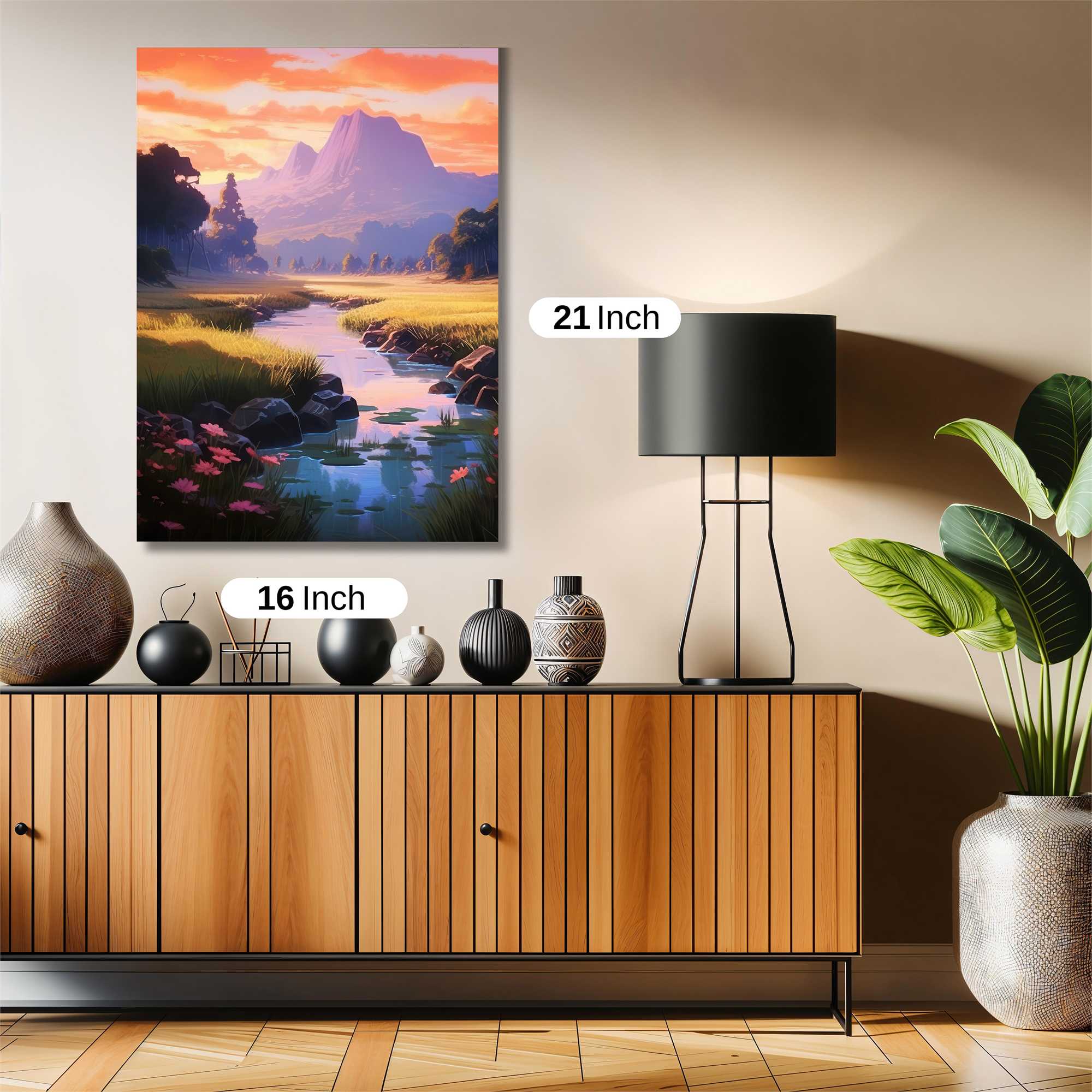 Sunset Serenity Safe Wall Magnetic / M