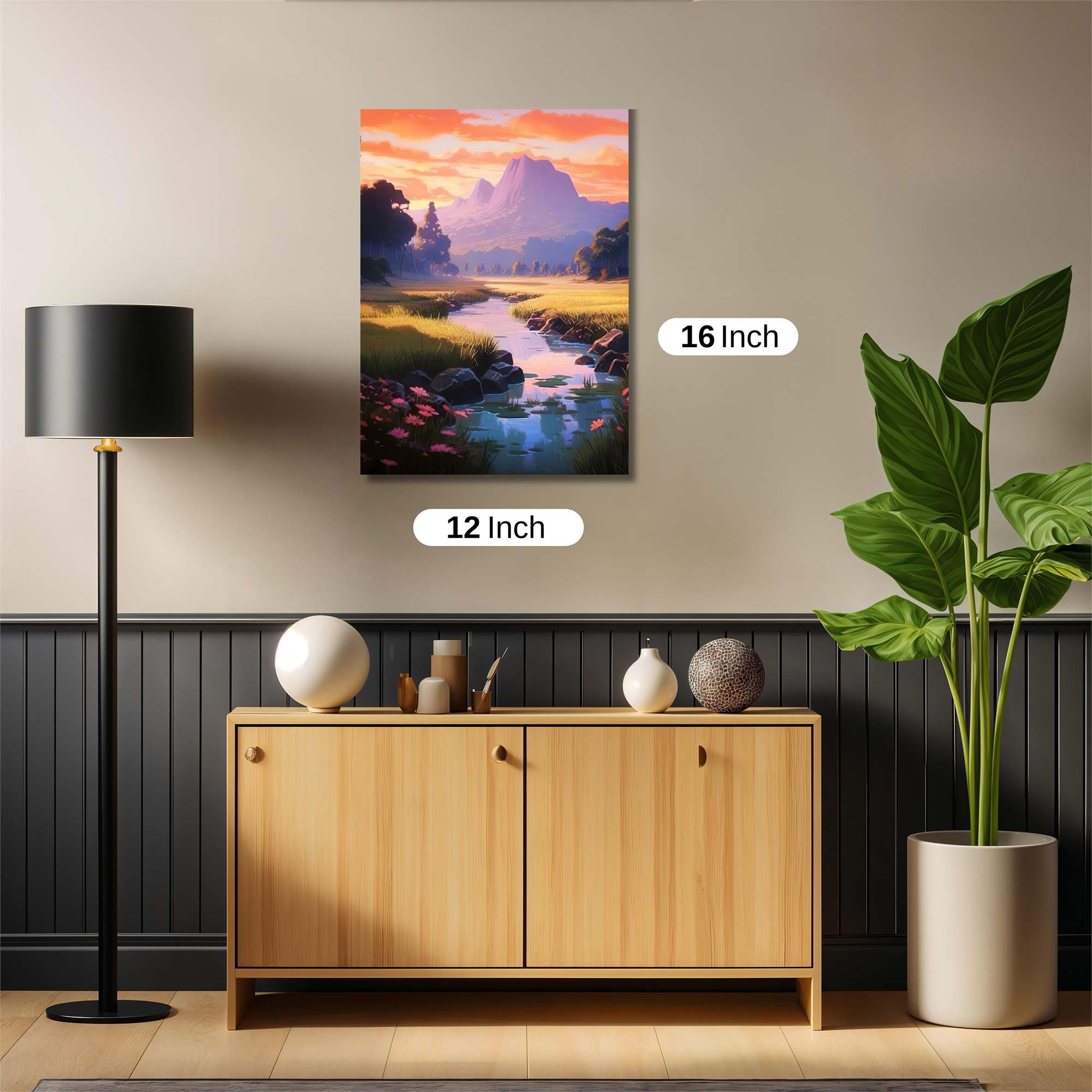 Sunset Serenity Safe Wall Magnetic / M