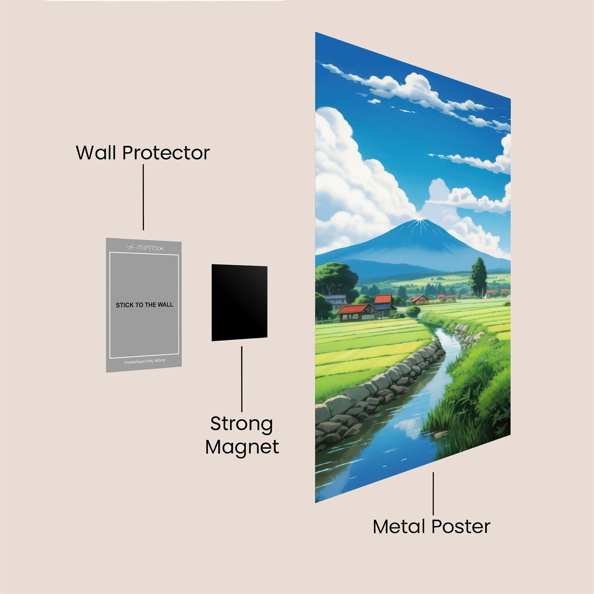 Fuji Serenity Safe Wall Magnetic / M