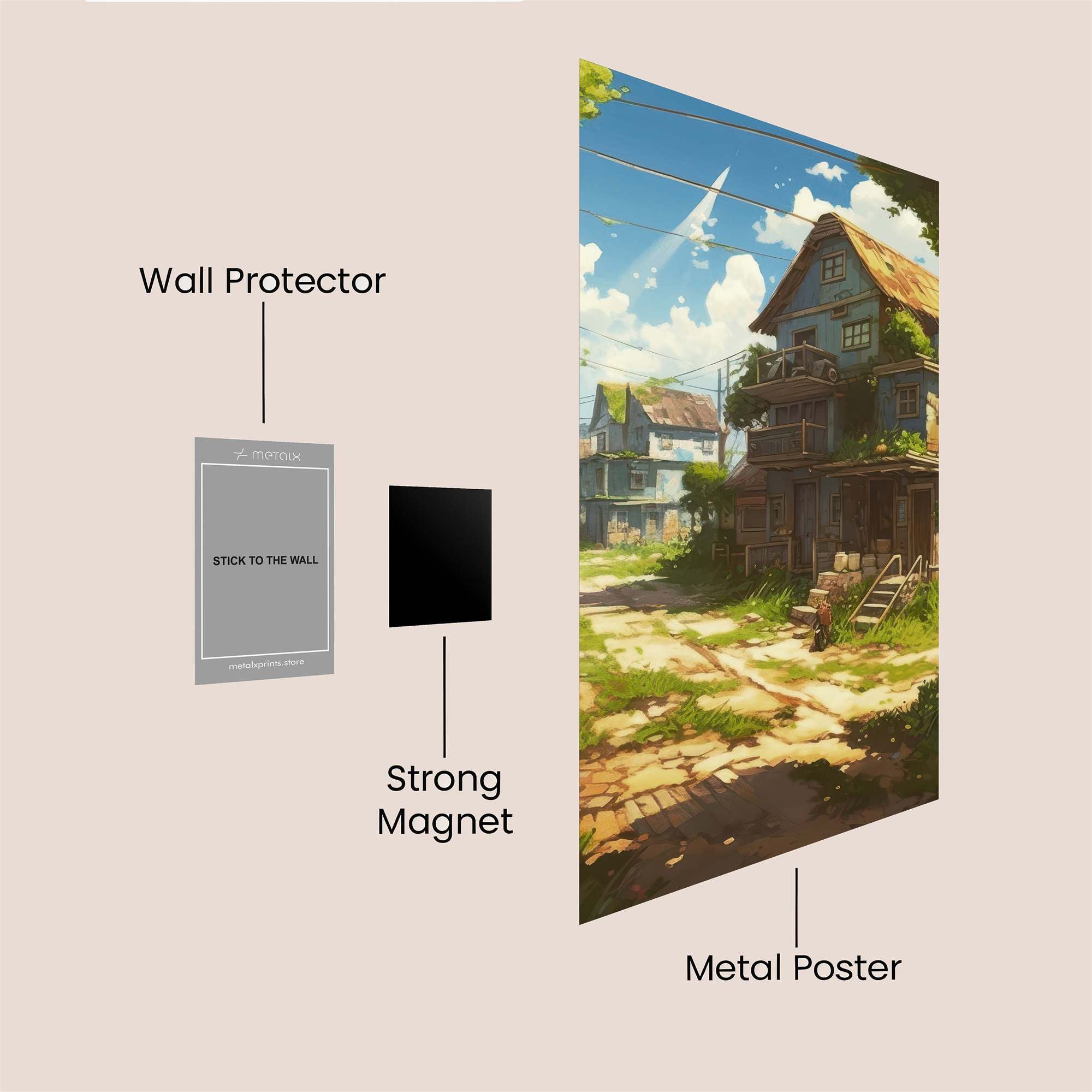 RuralWhimsy Safe Wall Magnetic / M