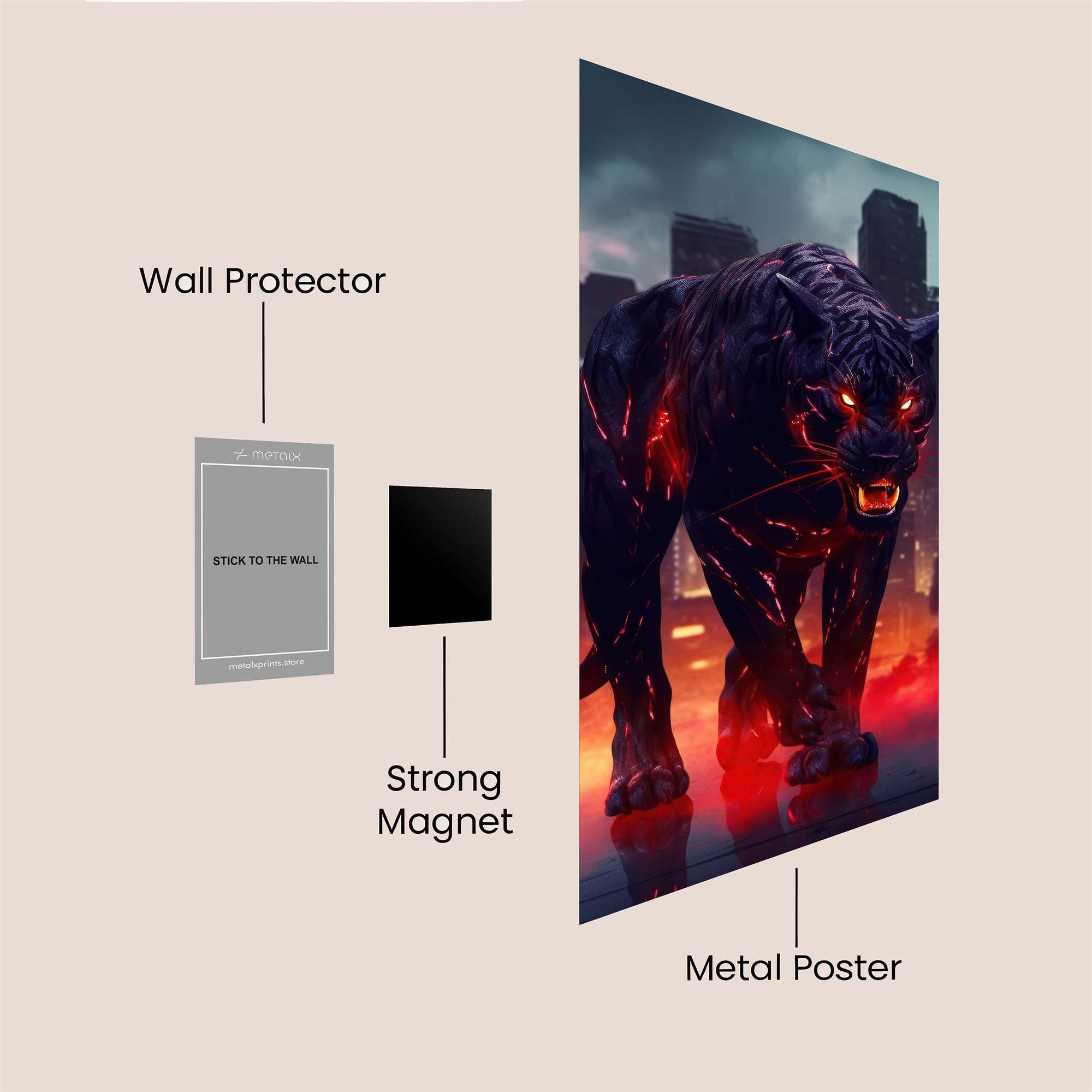 Nightmare Stalker Safe Wall Magnetic / M