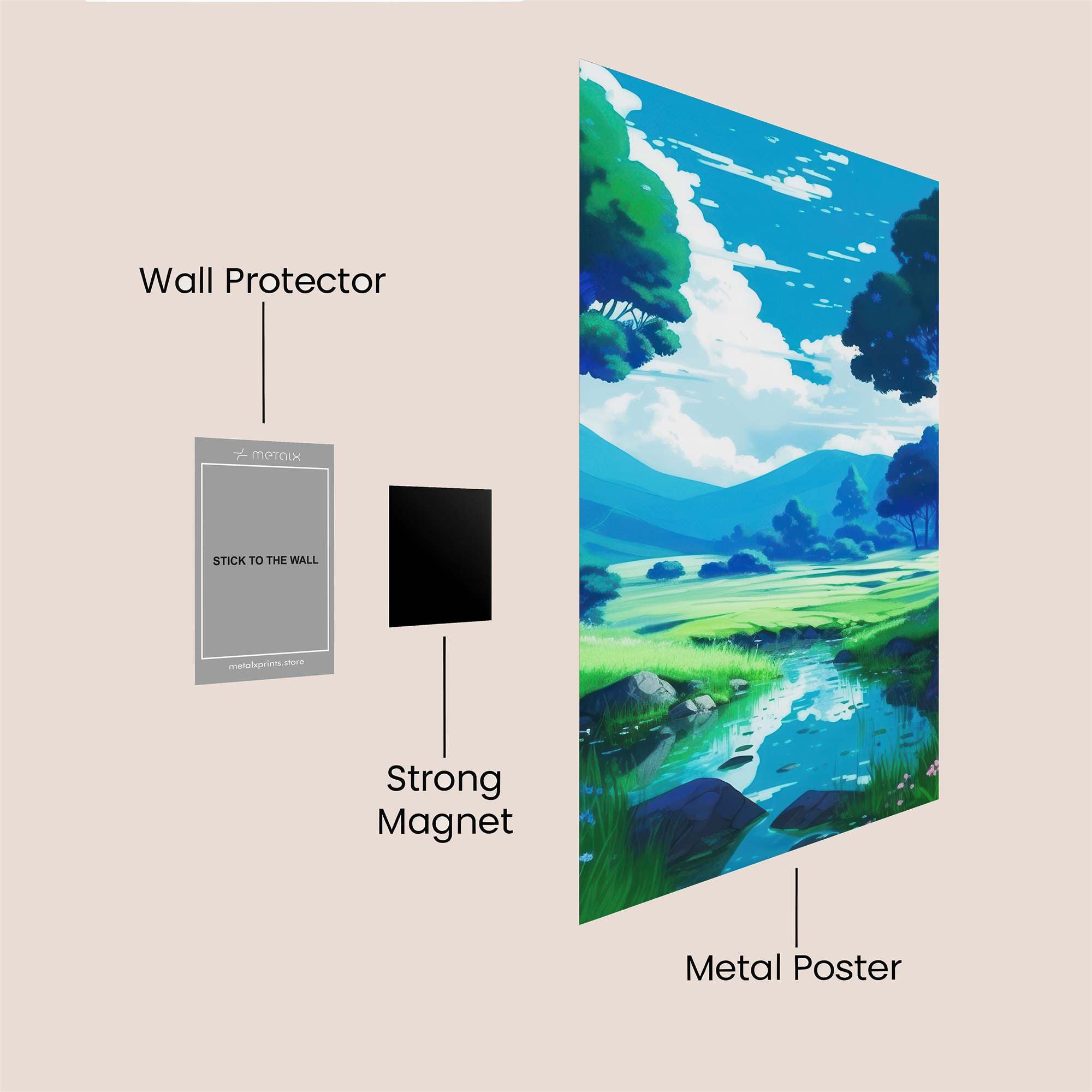 Mystic Serenity Safe Wall Magnetic / M