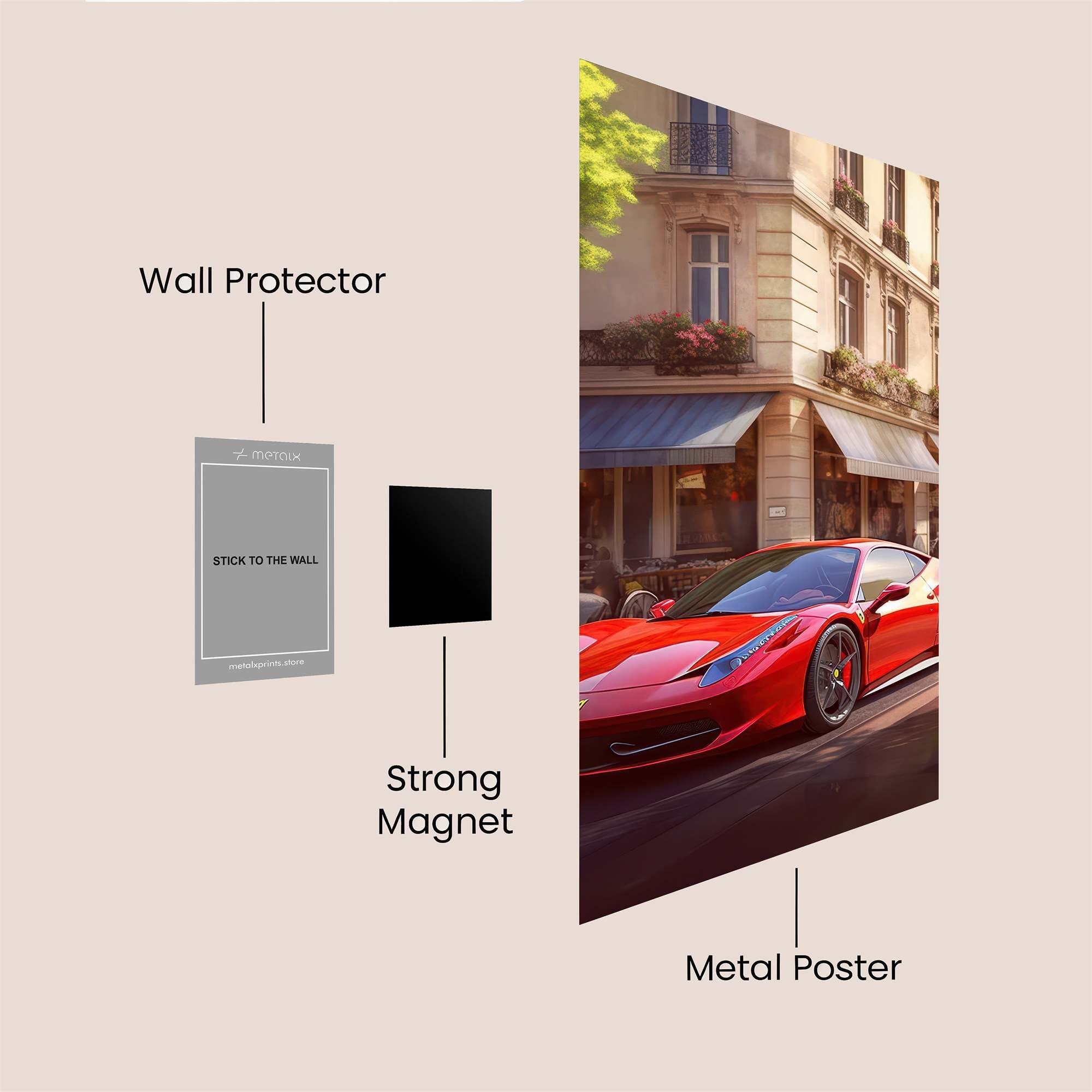 Ferrari Radiant Safe Wall Magnetic / M