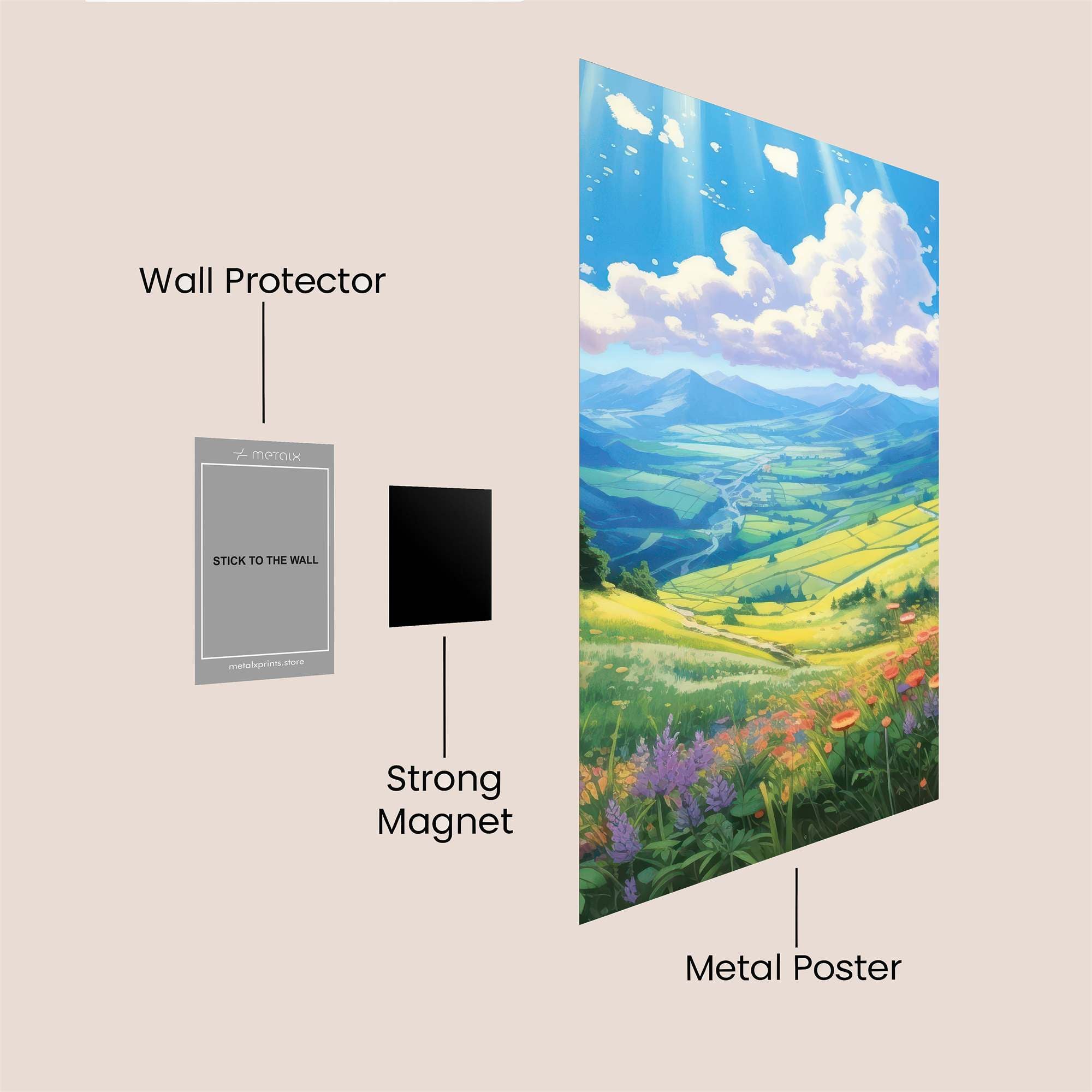 Alpine Bliss Safe Wall Magnetic / M