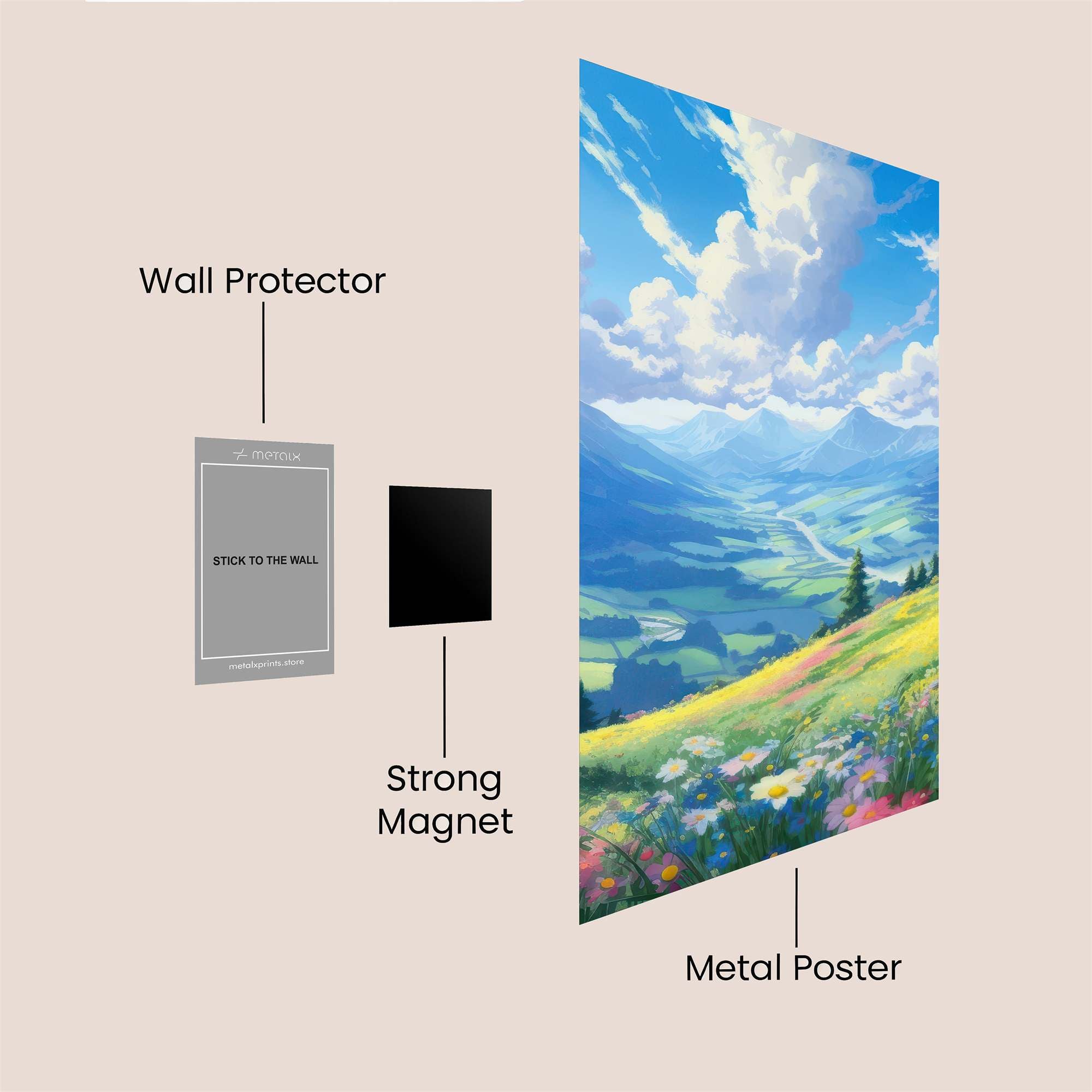 Alpine Bliss Safe Wall Magnetic / M