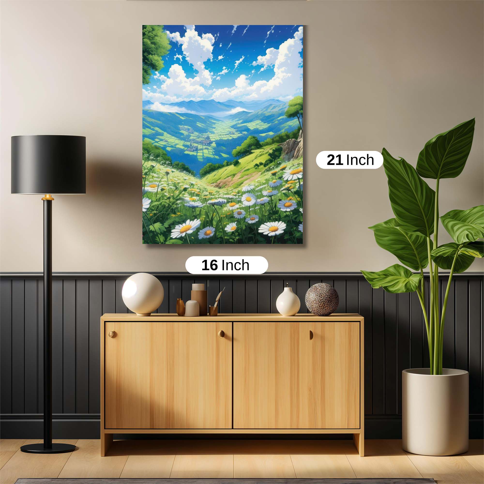 Mountain Serenity Safe Wall Magnetic / M