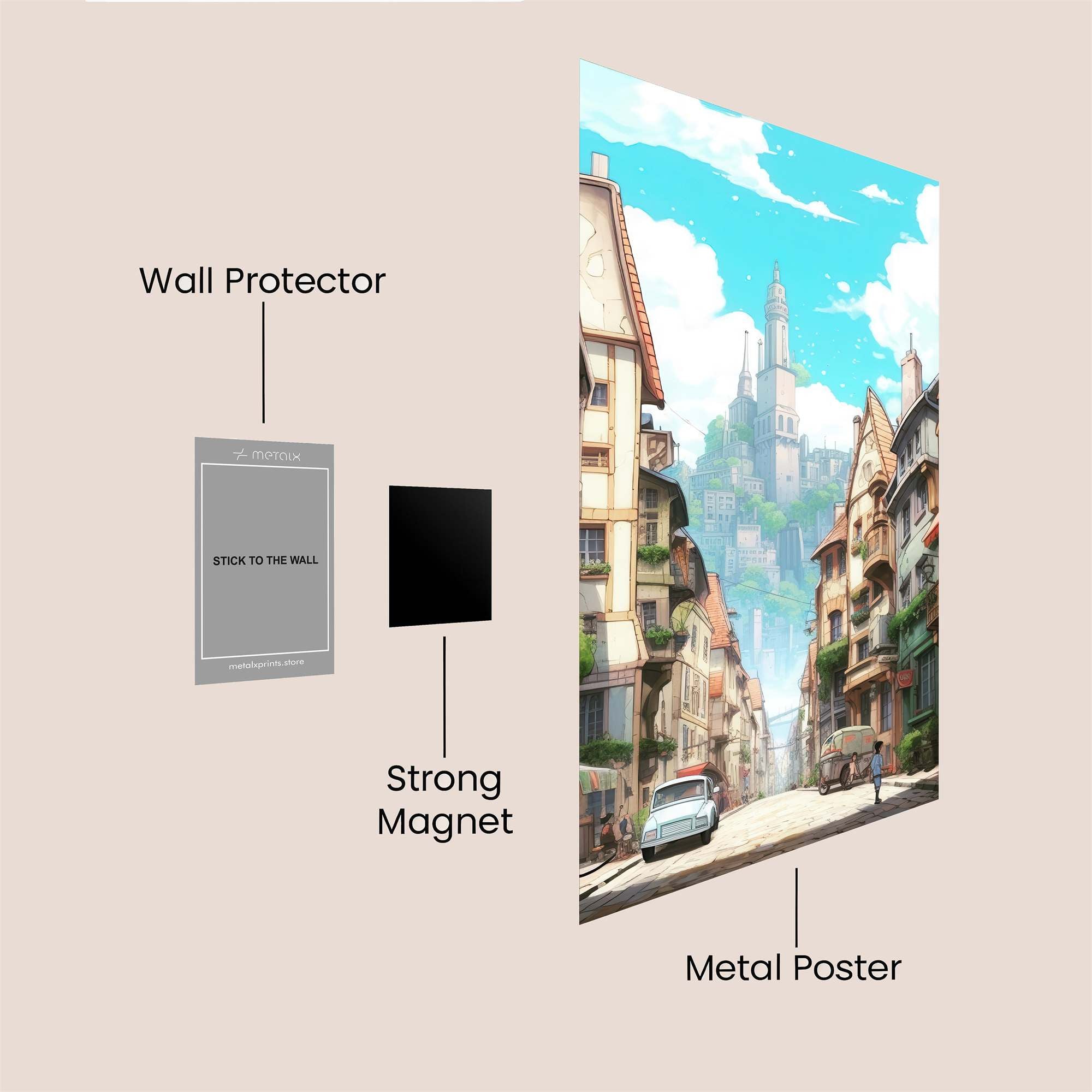 Castle Serenity Safe Wall Magnetic / M