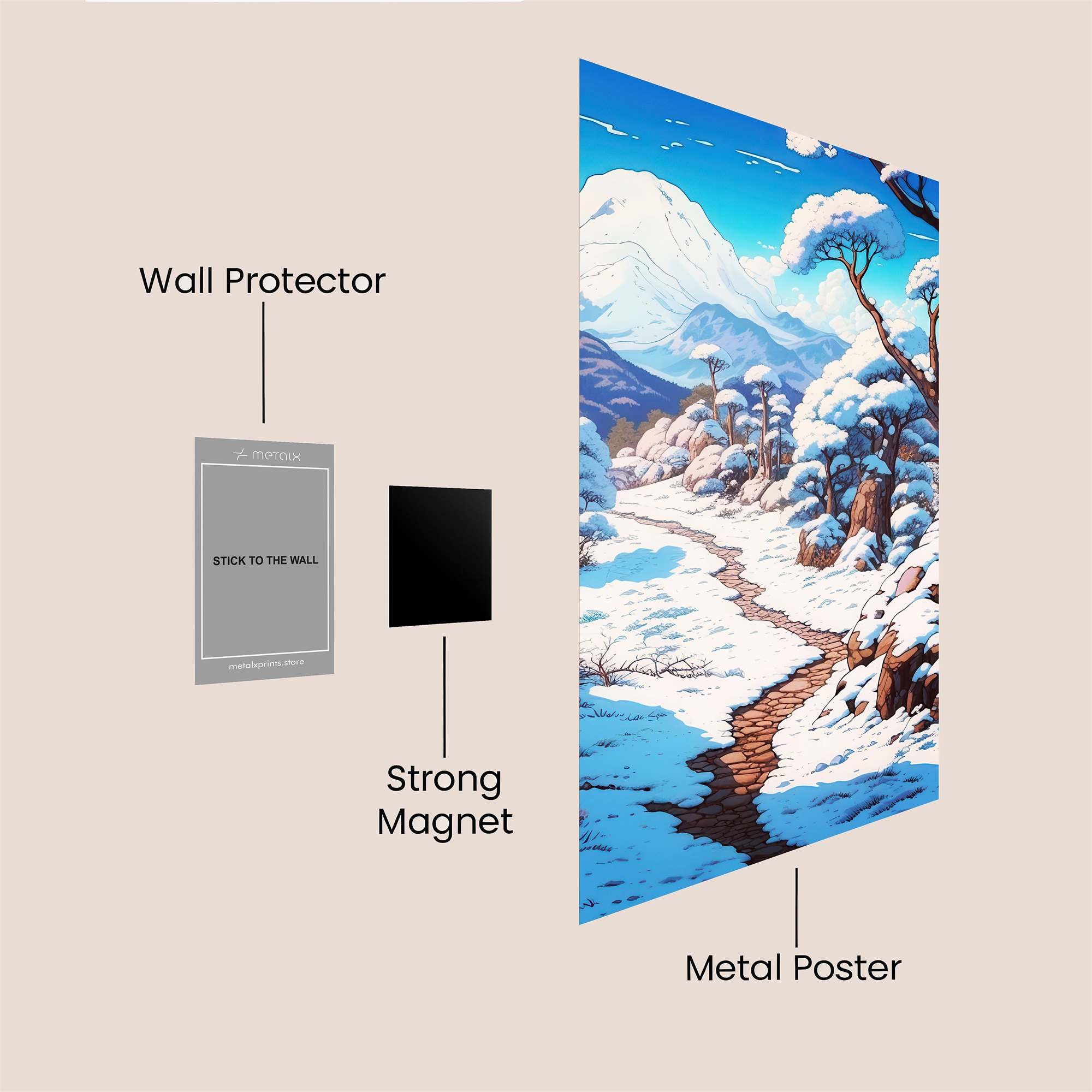 Everest Serenity Safe Wall Magnetic / M