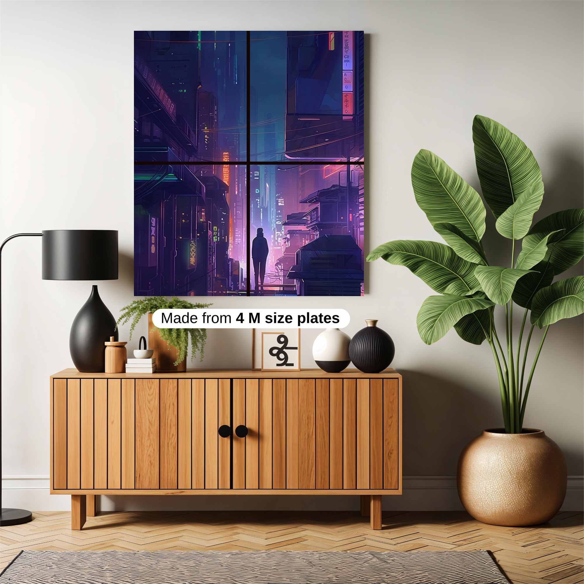 Cyberpunk Solitude Safe Wall Magnetic / M