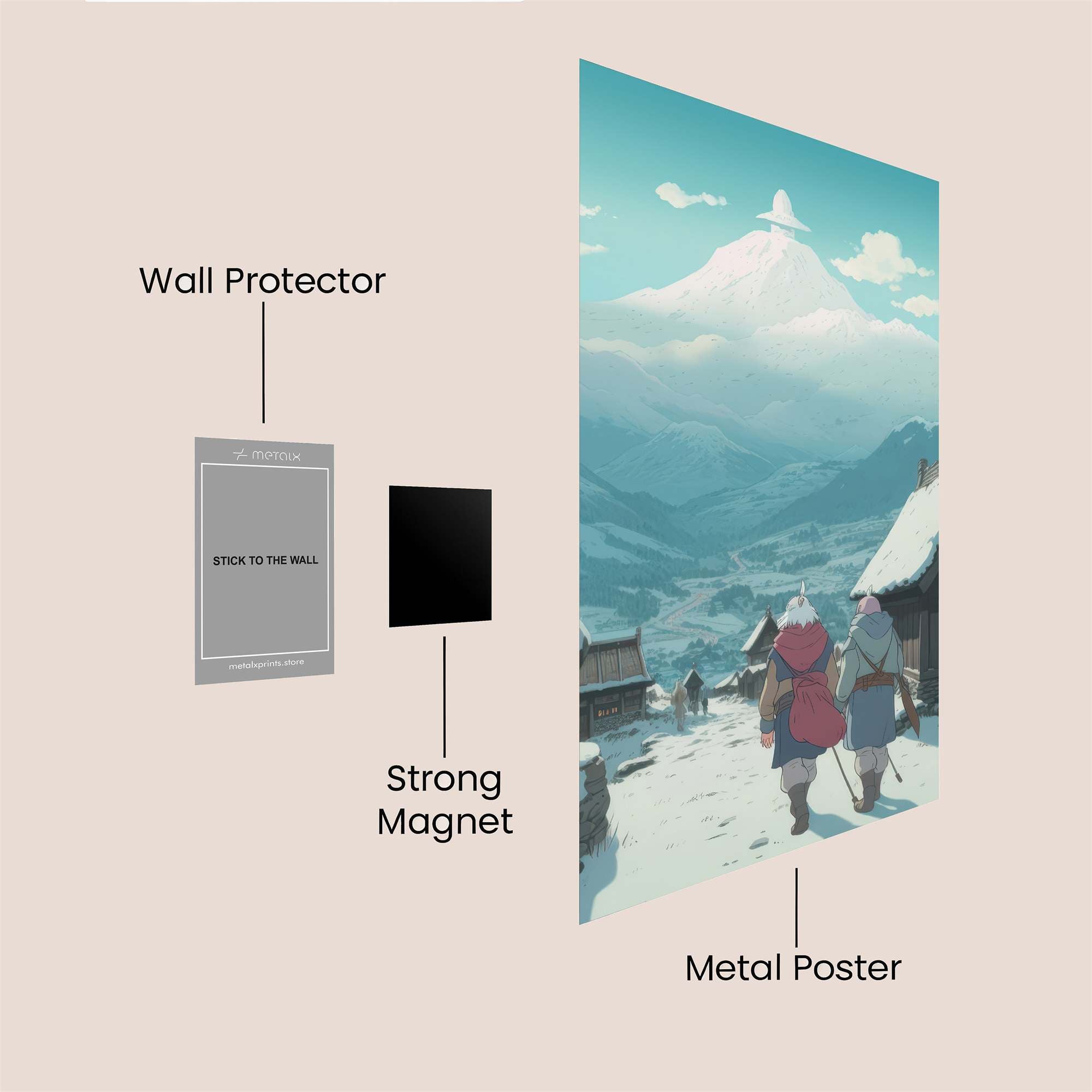 Fuji Serenity Safe Wall Magnetic / M