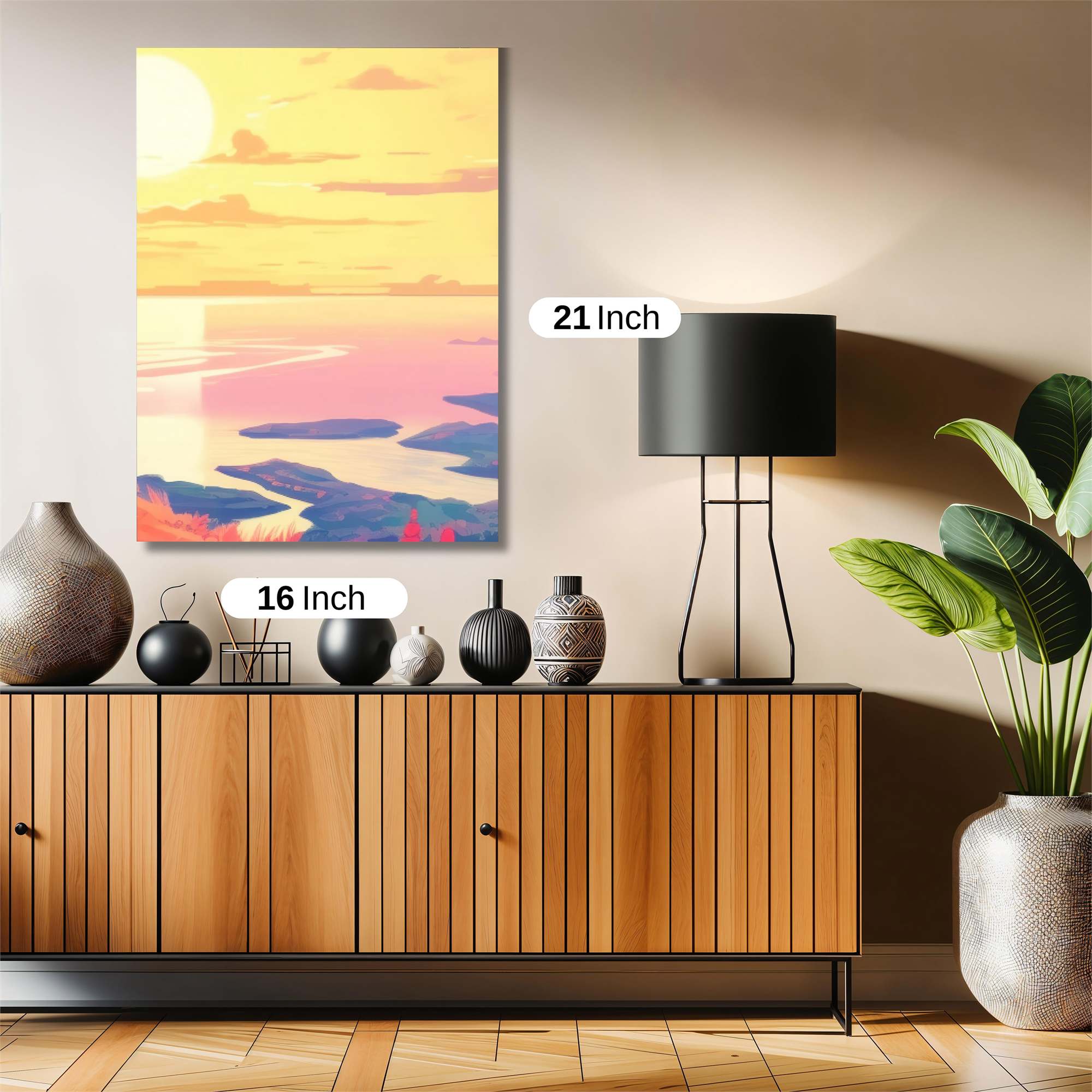 Sunset Serenity Safe Wall Magnetic / M