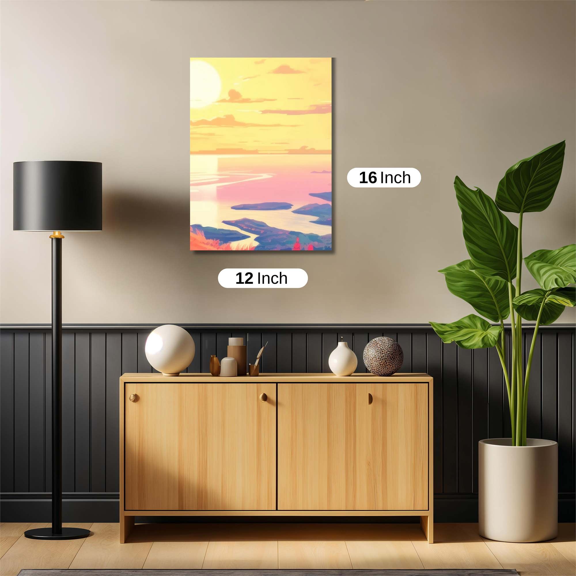 Sunset Serenity Safe Wall Magnetic / M