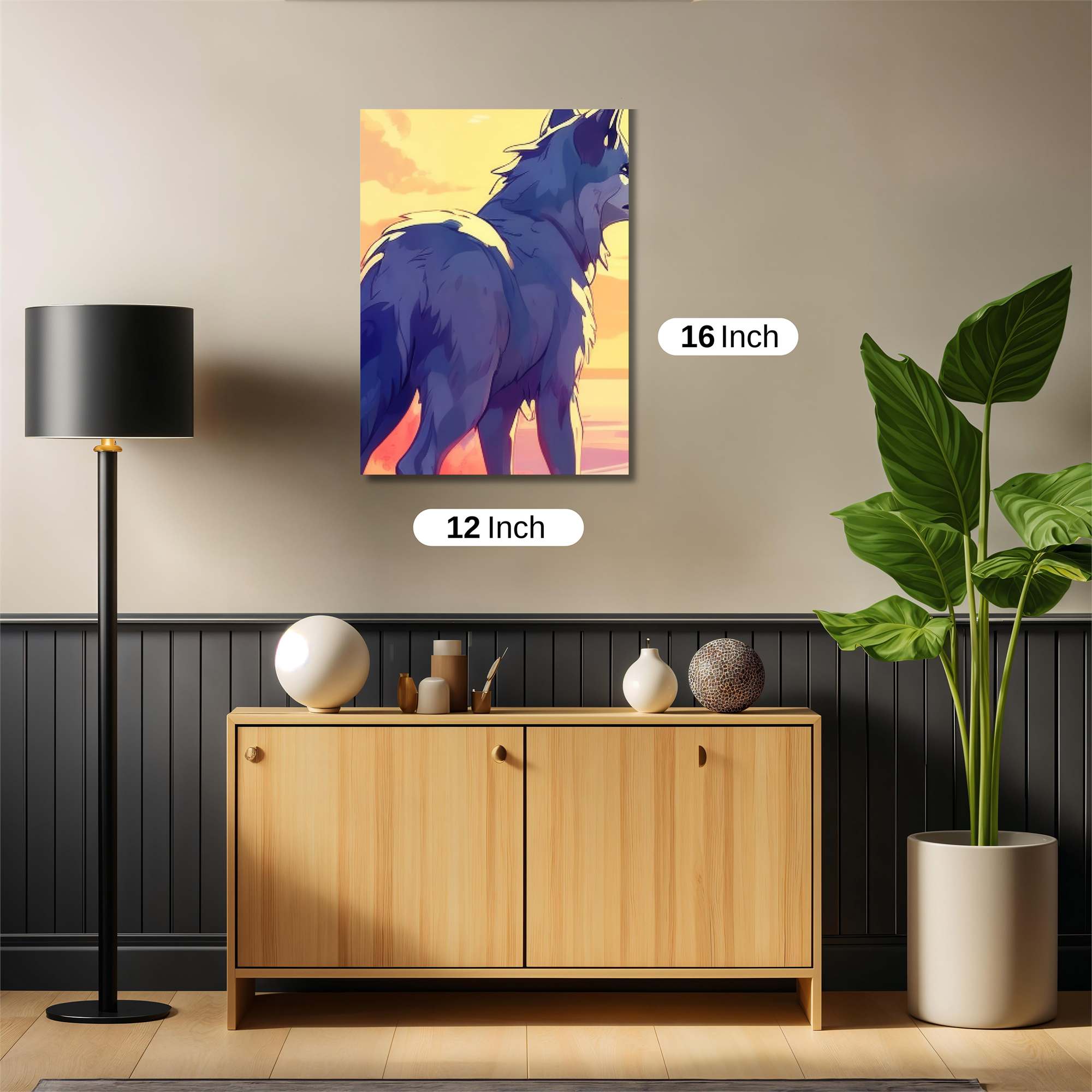 Lone Tranquil Safe Wall Magnetic / M