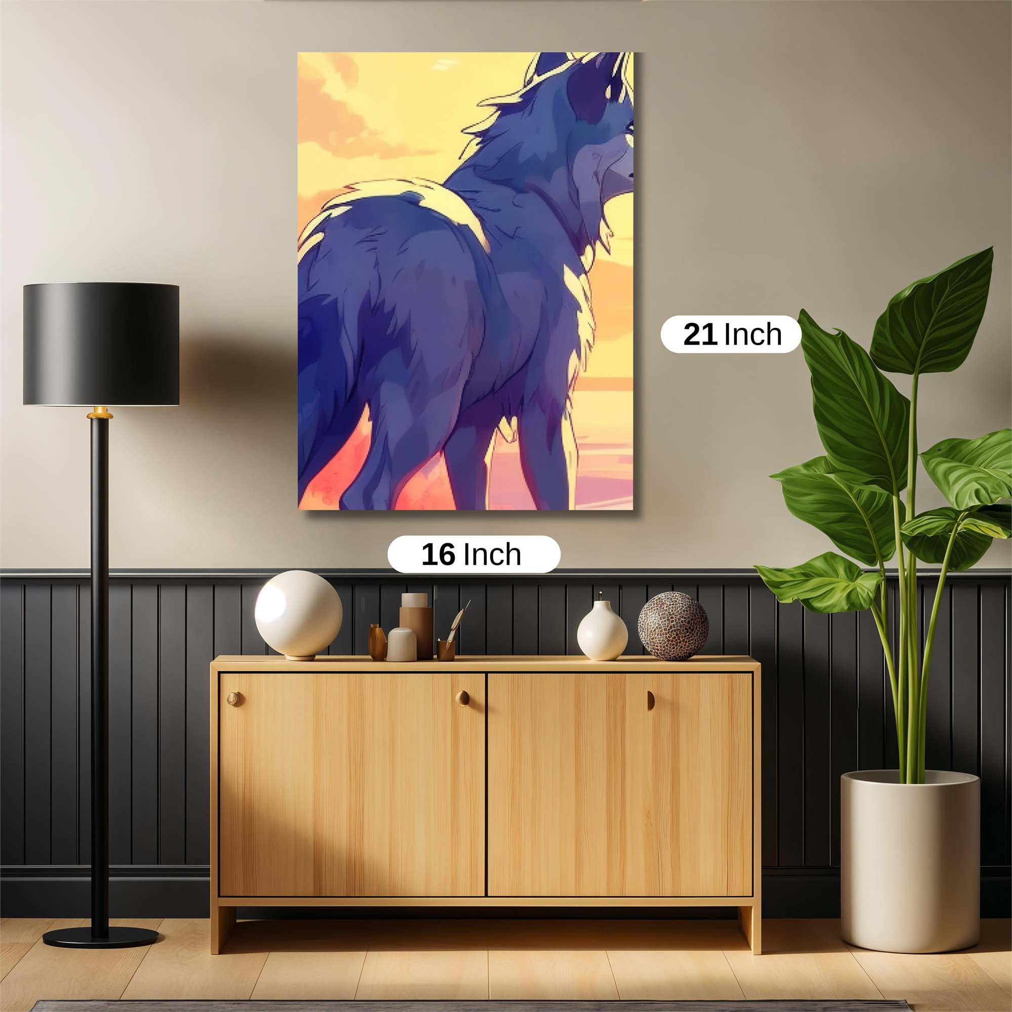 Lone Tranquil Safe Wall Magnetic / M