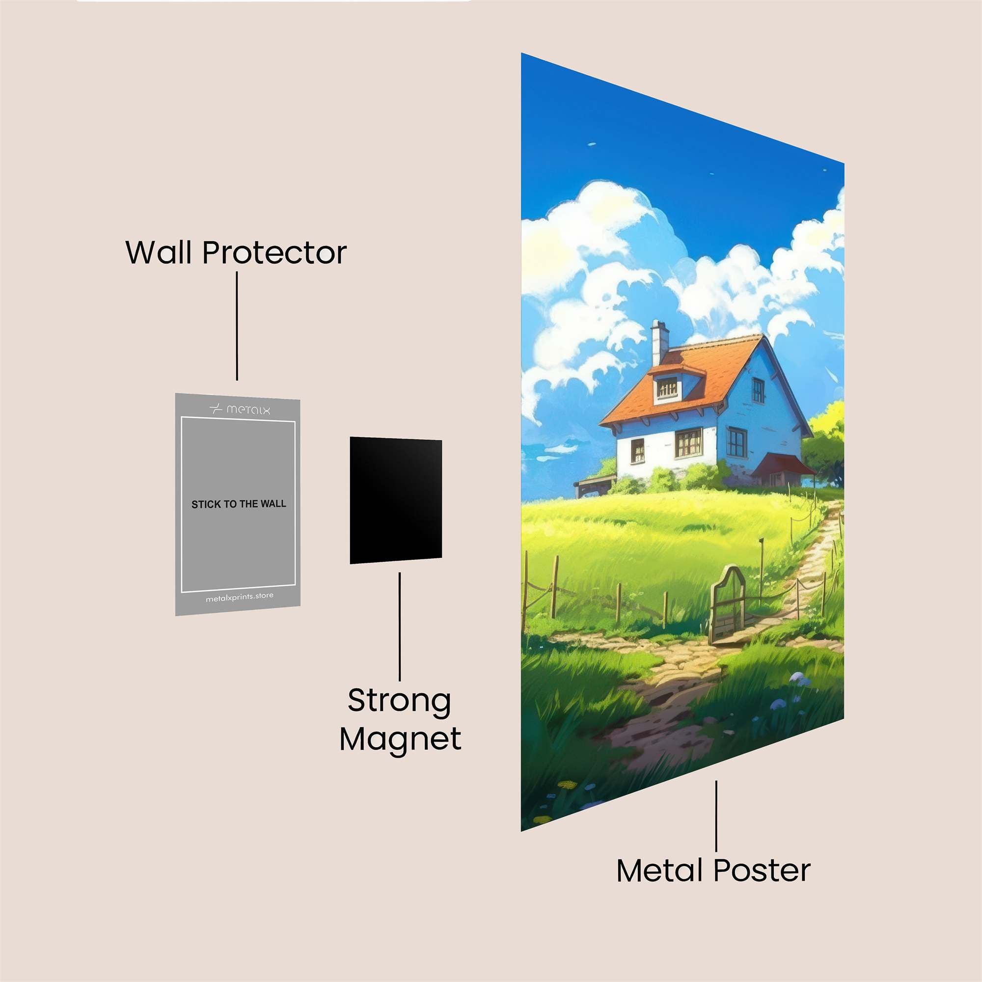 Totoro Tranquil Safe Wall Magnetic / M