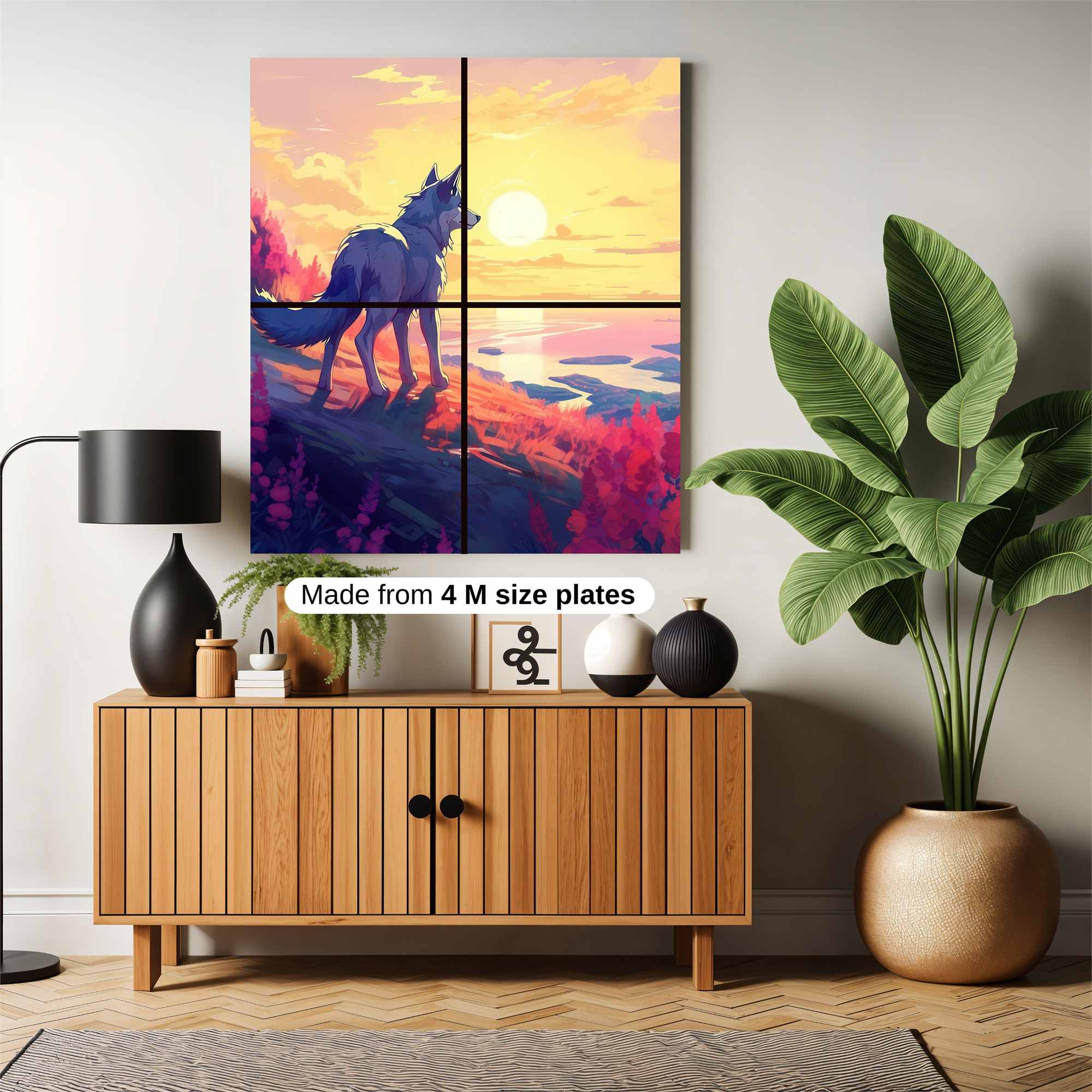 Lone Tranquil Safe Wall Magnetic / M