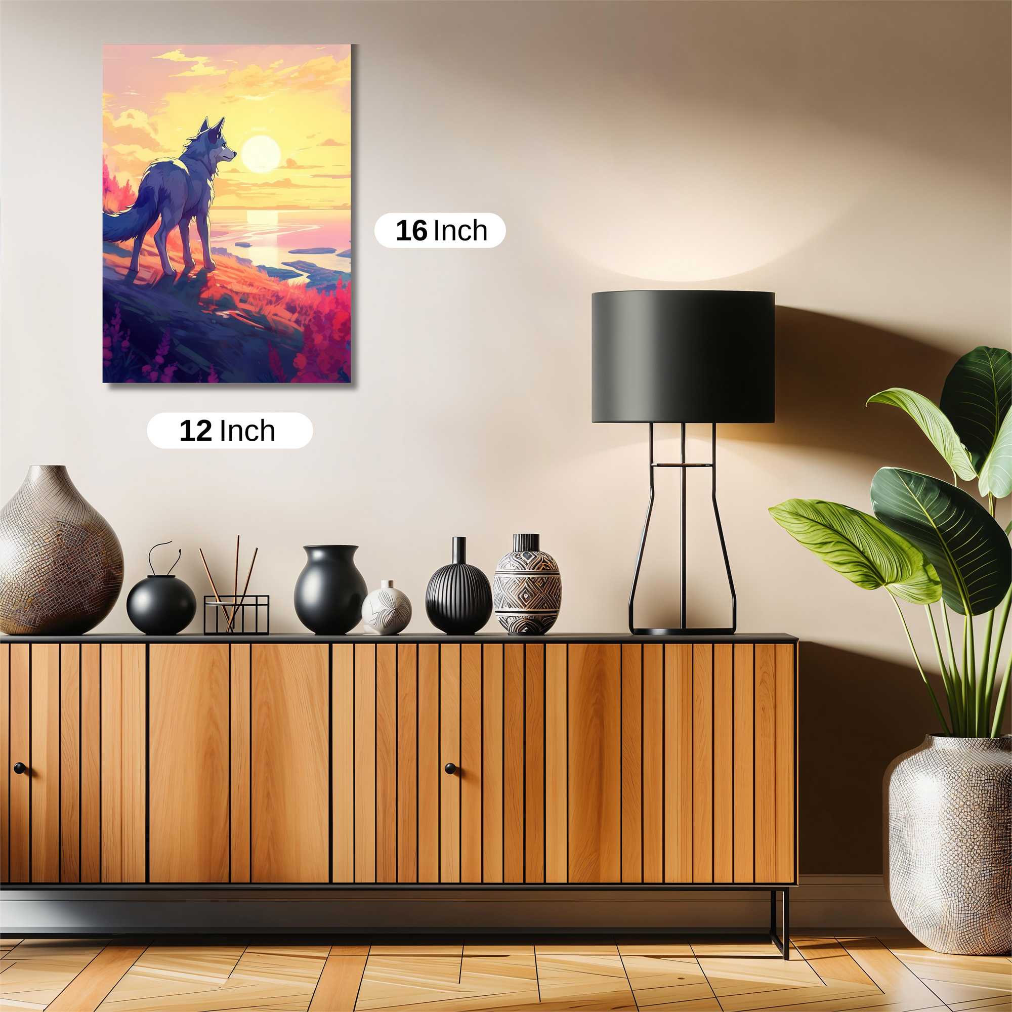 Lone Tranquil Safe Wall Magnetic / M