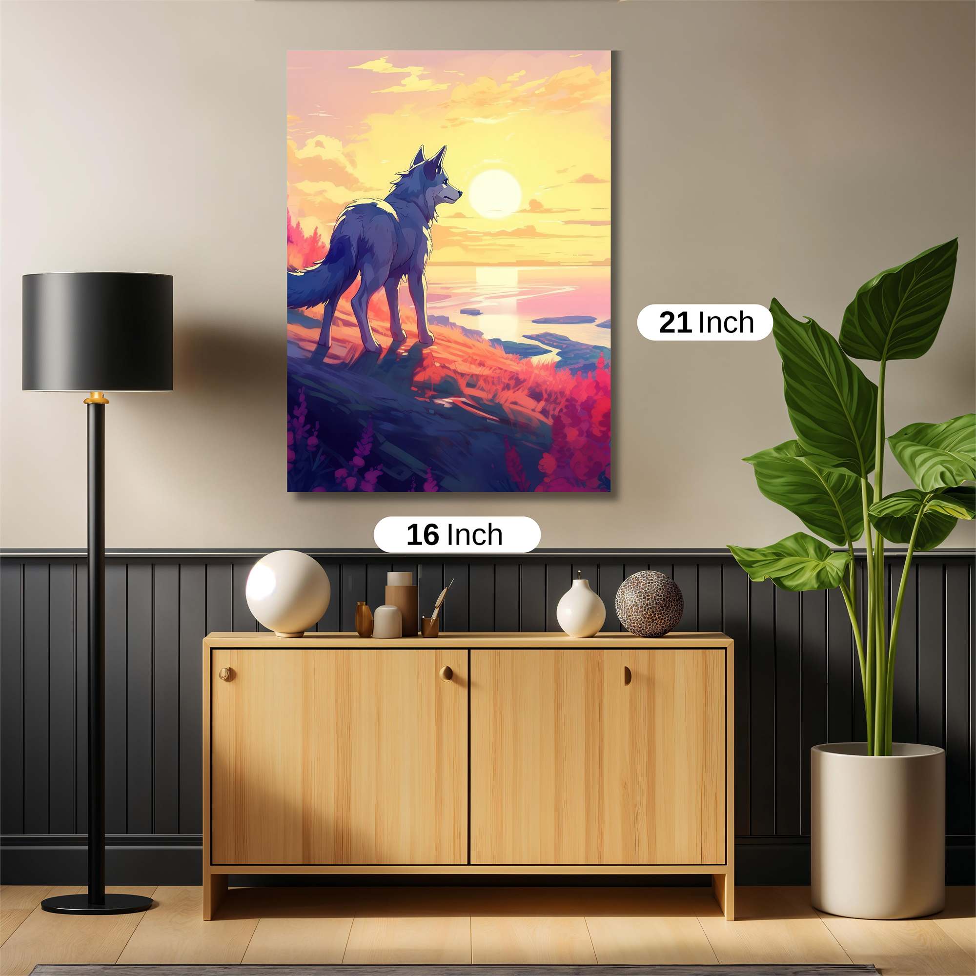 Lone Tranquil Safe Wall Magnetic / M