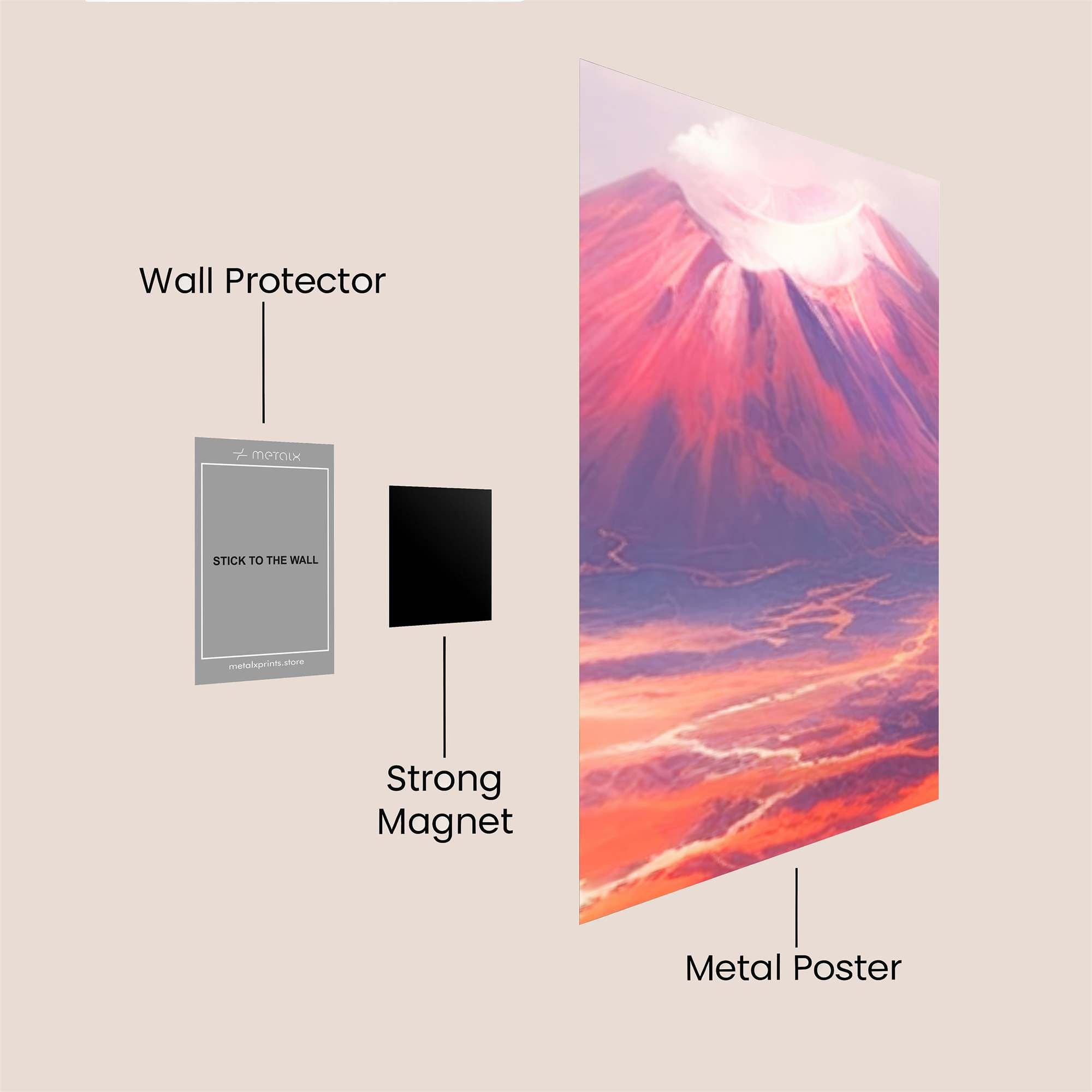 Fuji Radiant Safe Wall Magnetic / M
