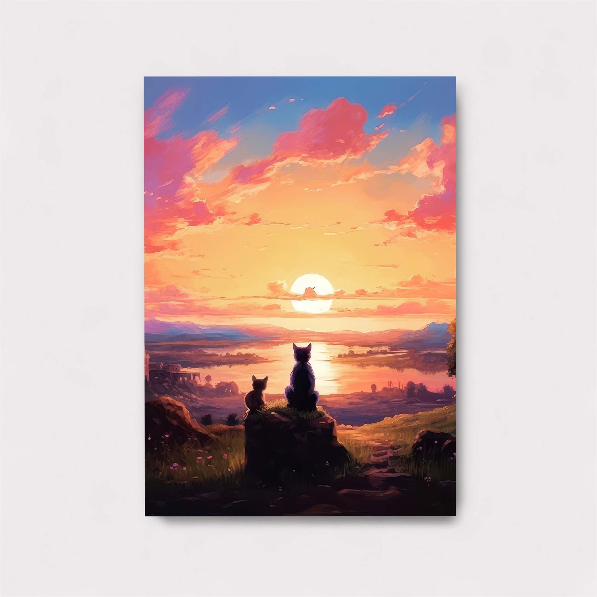 Cats Tranquil Safe Wall Magnetic / M