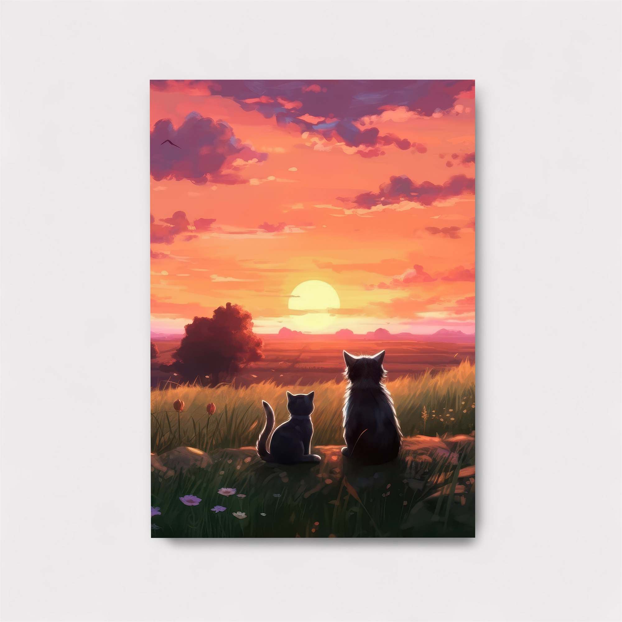 Feline Serenity Safe Wall Magnetic / M