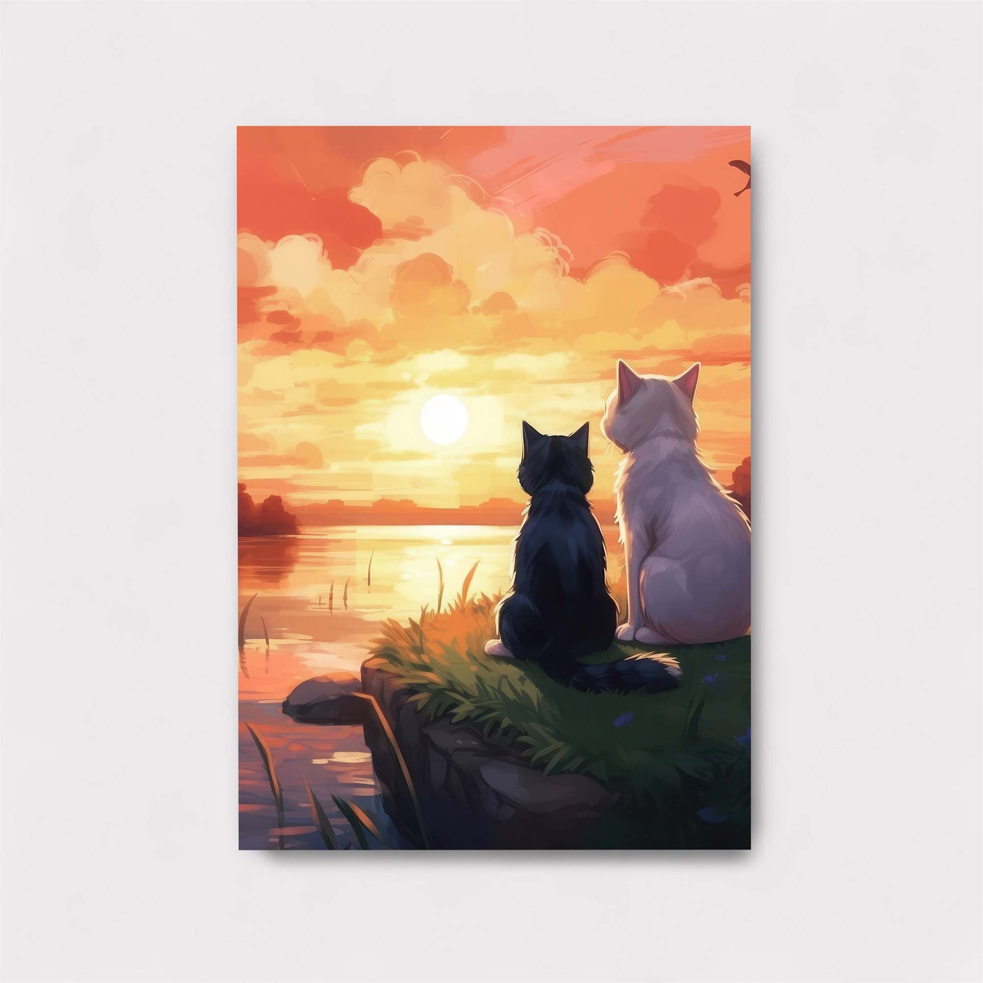 Feline Serenity Safe Wall Magnetic / M