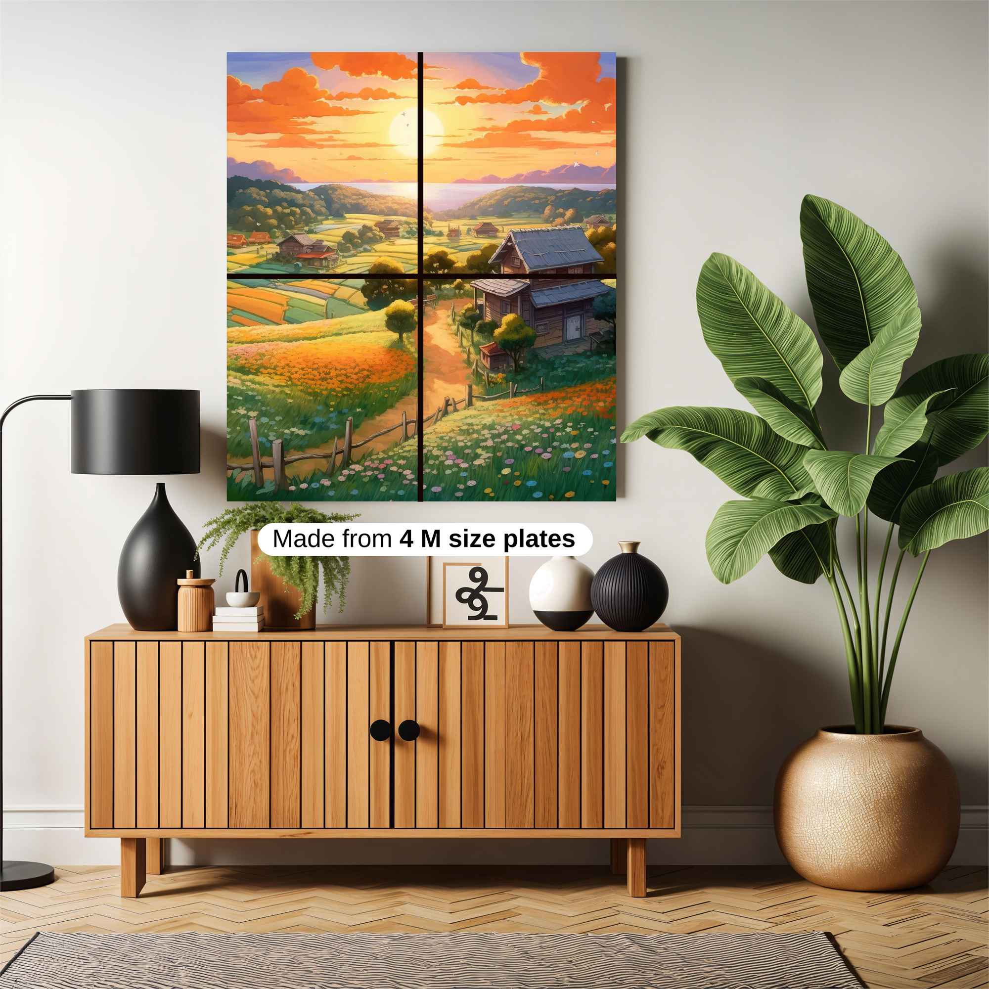 Sunset Serenity Safe Wall Magnetic / M