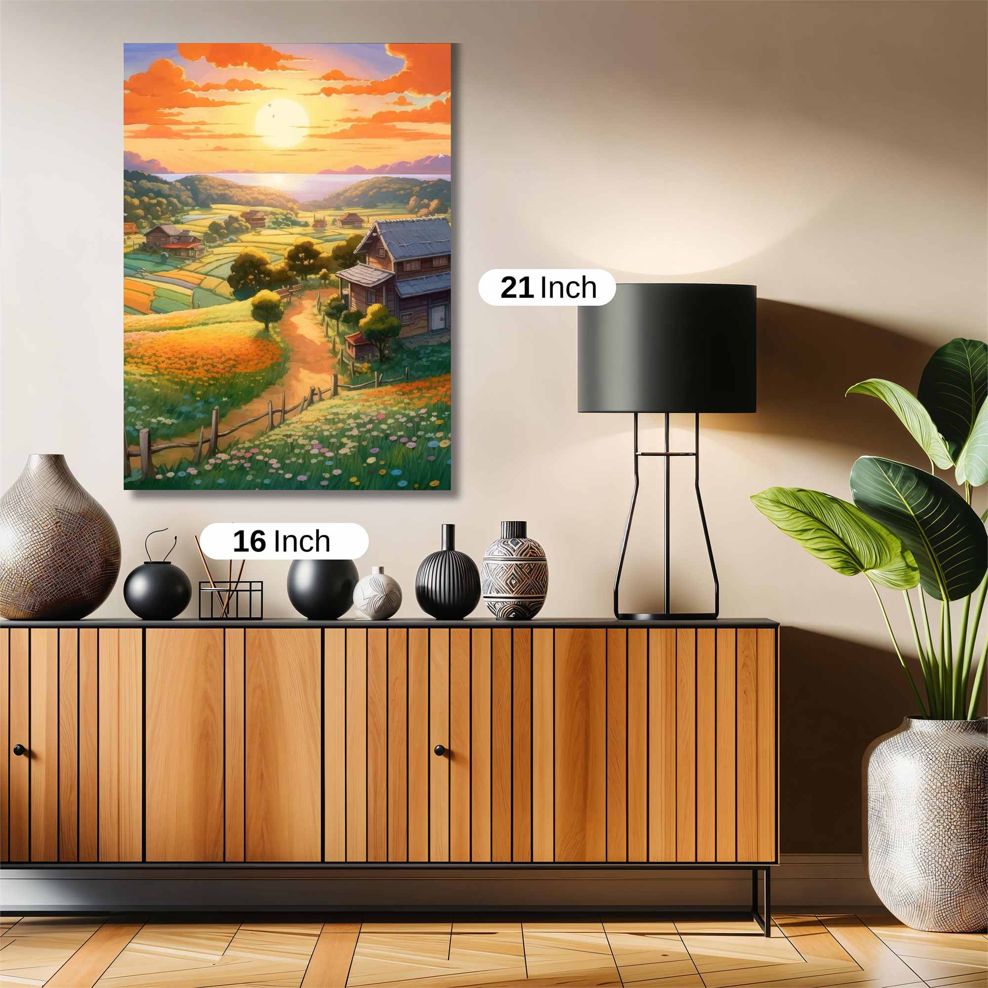 Sunset Serenity Safe Wall Magnetic / M
