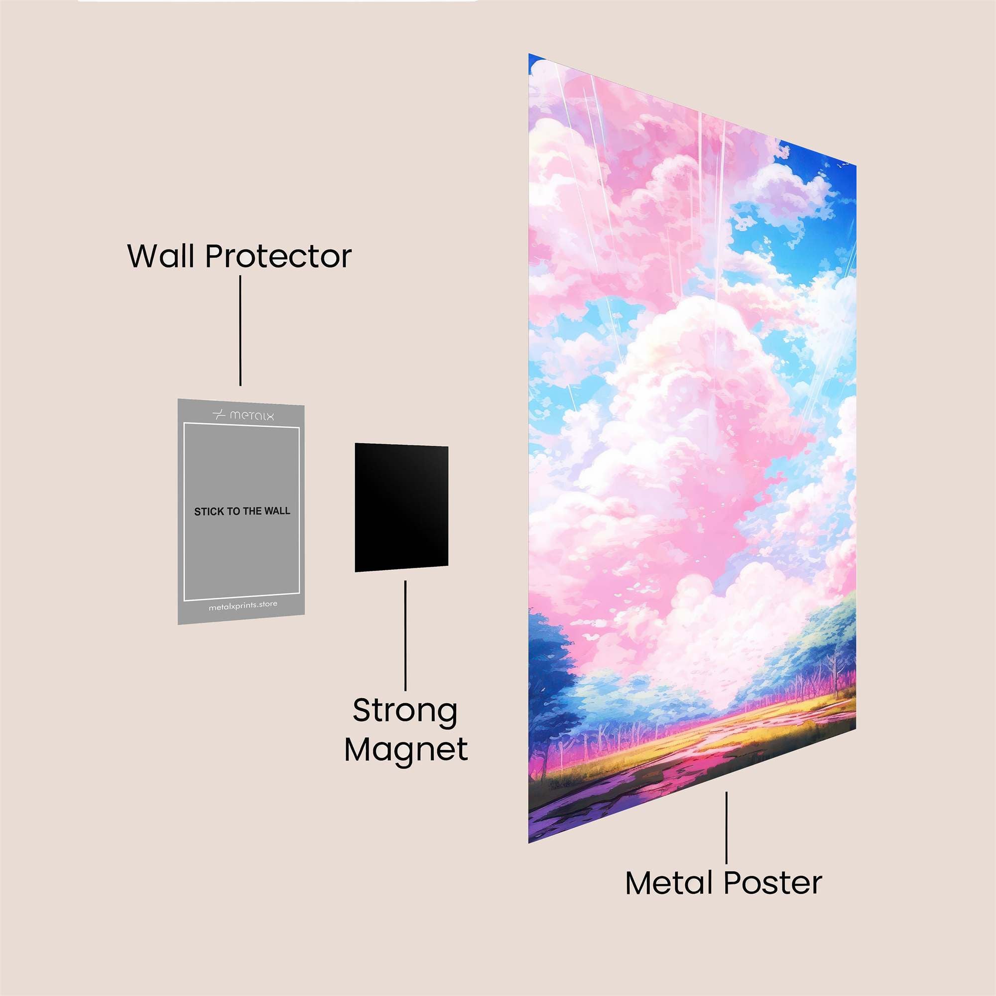 Sky Serenade Safe Wall Magnetic / M
