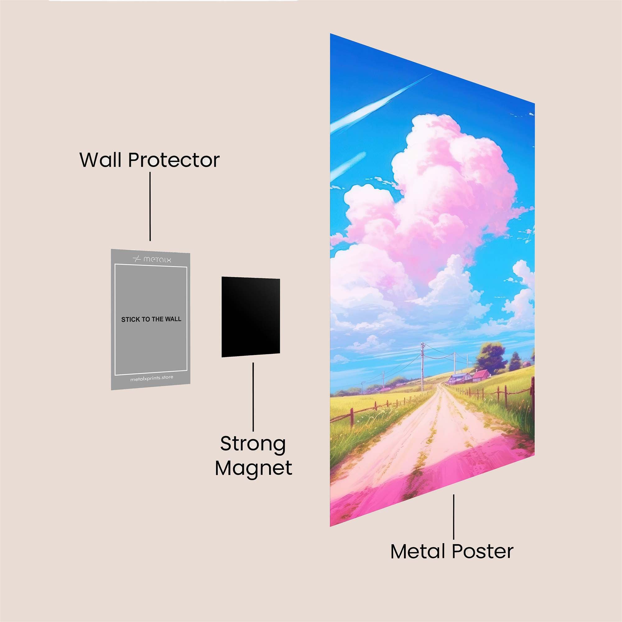 Skyward Dream Safe Wall Magnetic / M