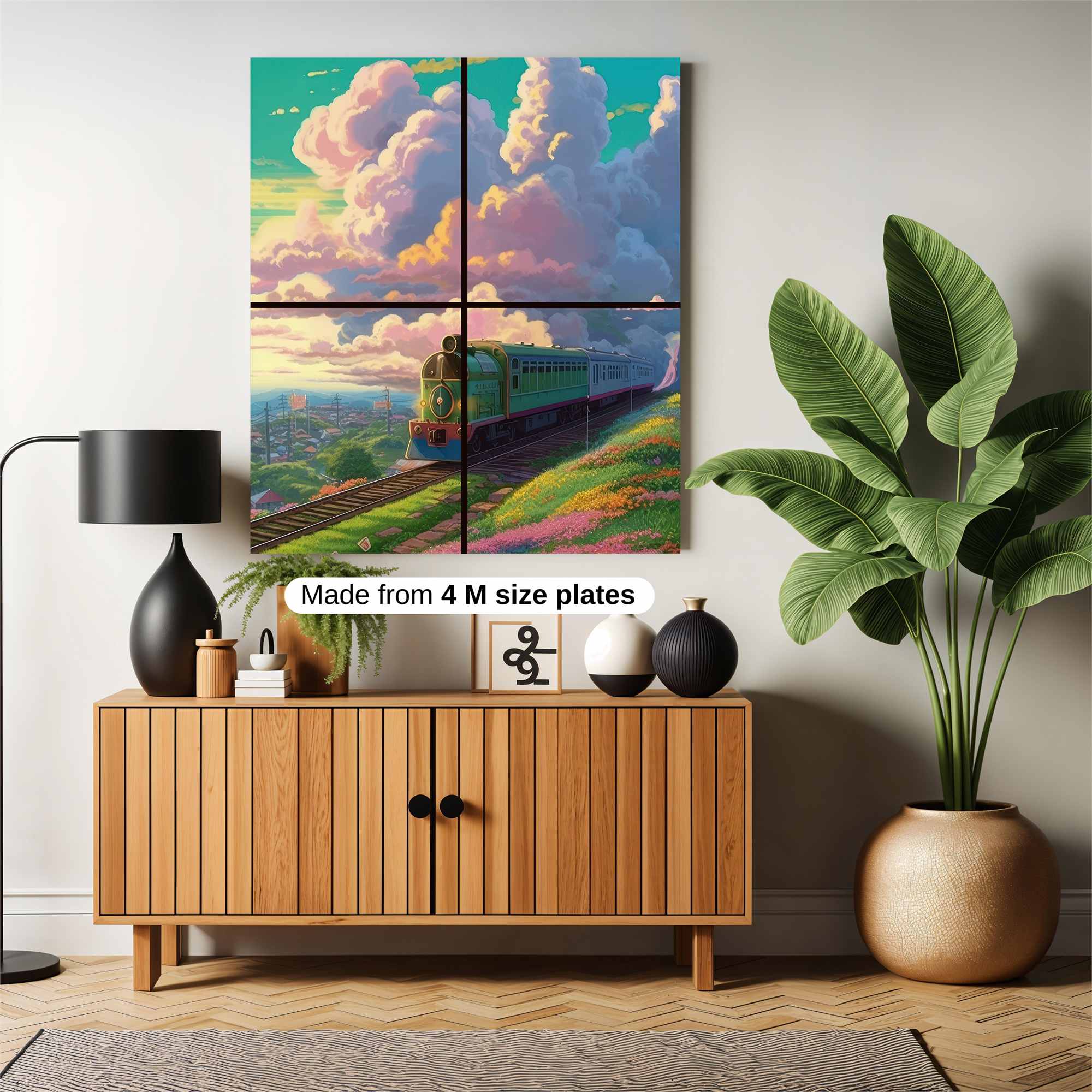 Train Dreamscape Safe Wall Magnetic / M