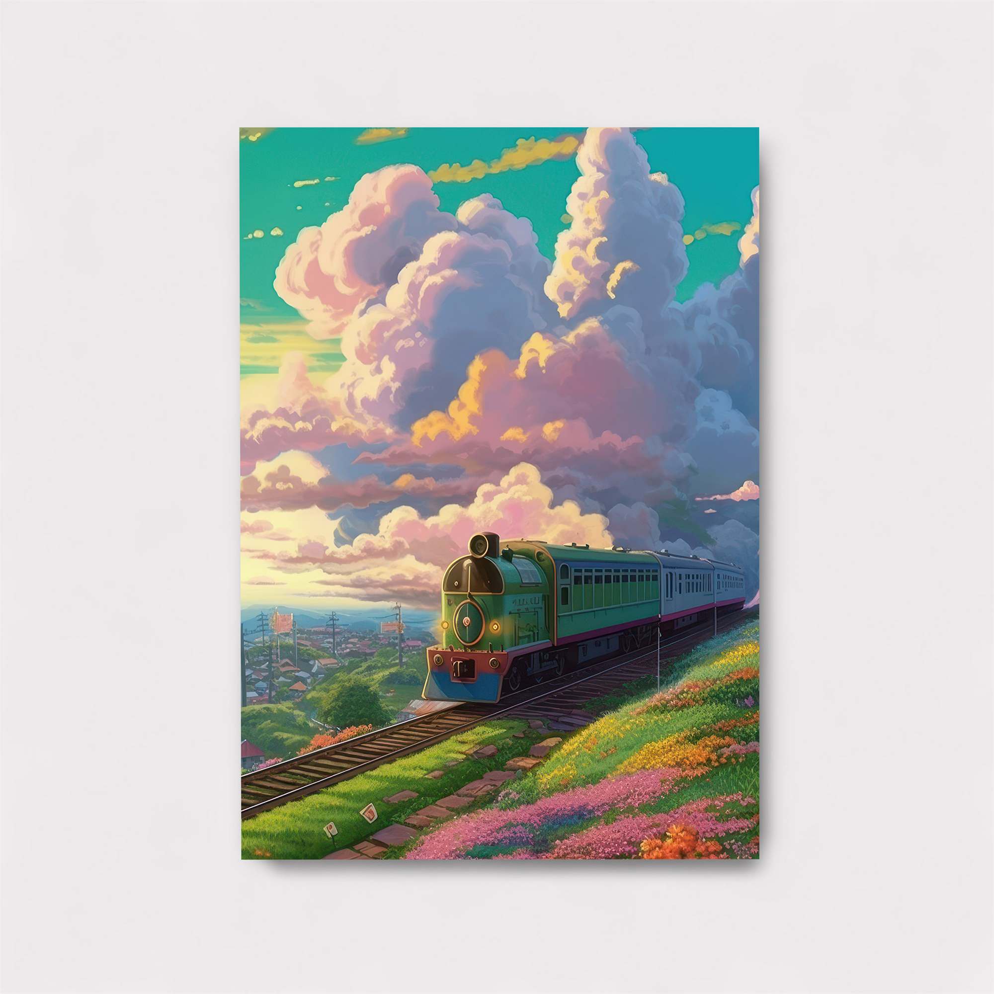 Train Dreamscape Safe Wall Magnetic / M