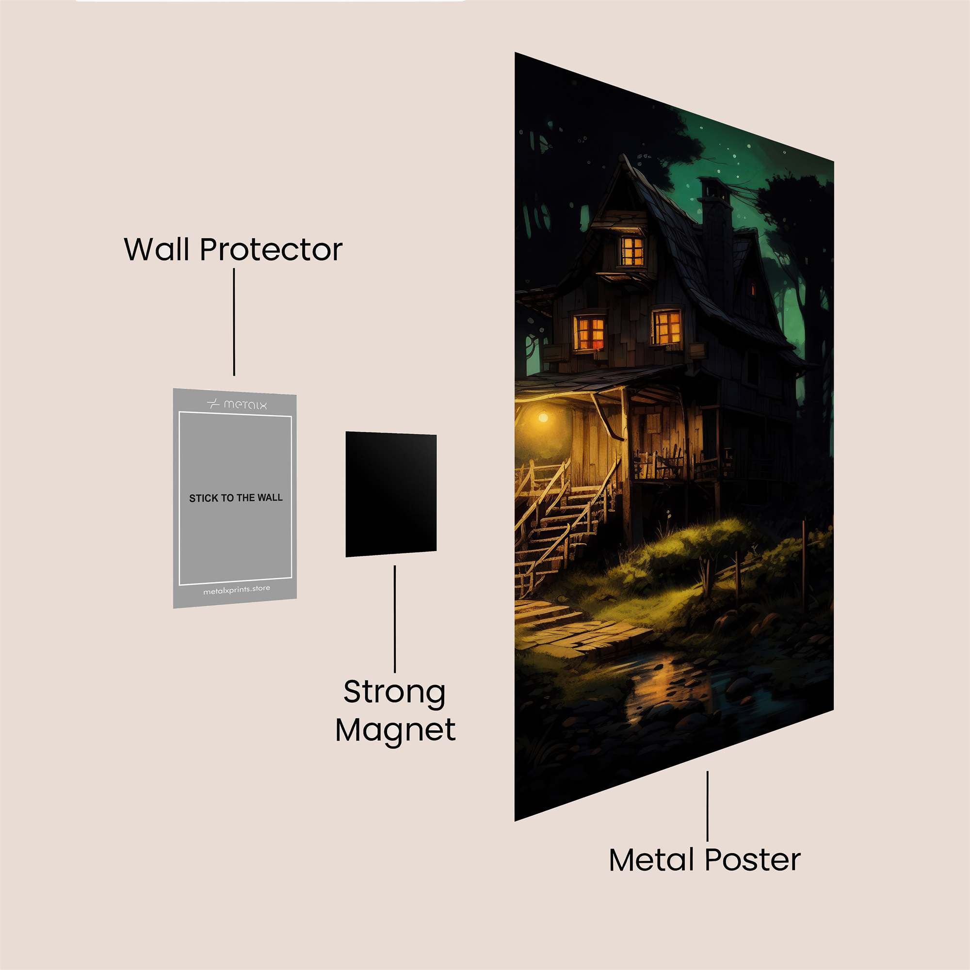 Cabin Enigma Safe Wall Magnetic / M