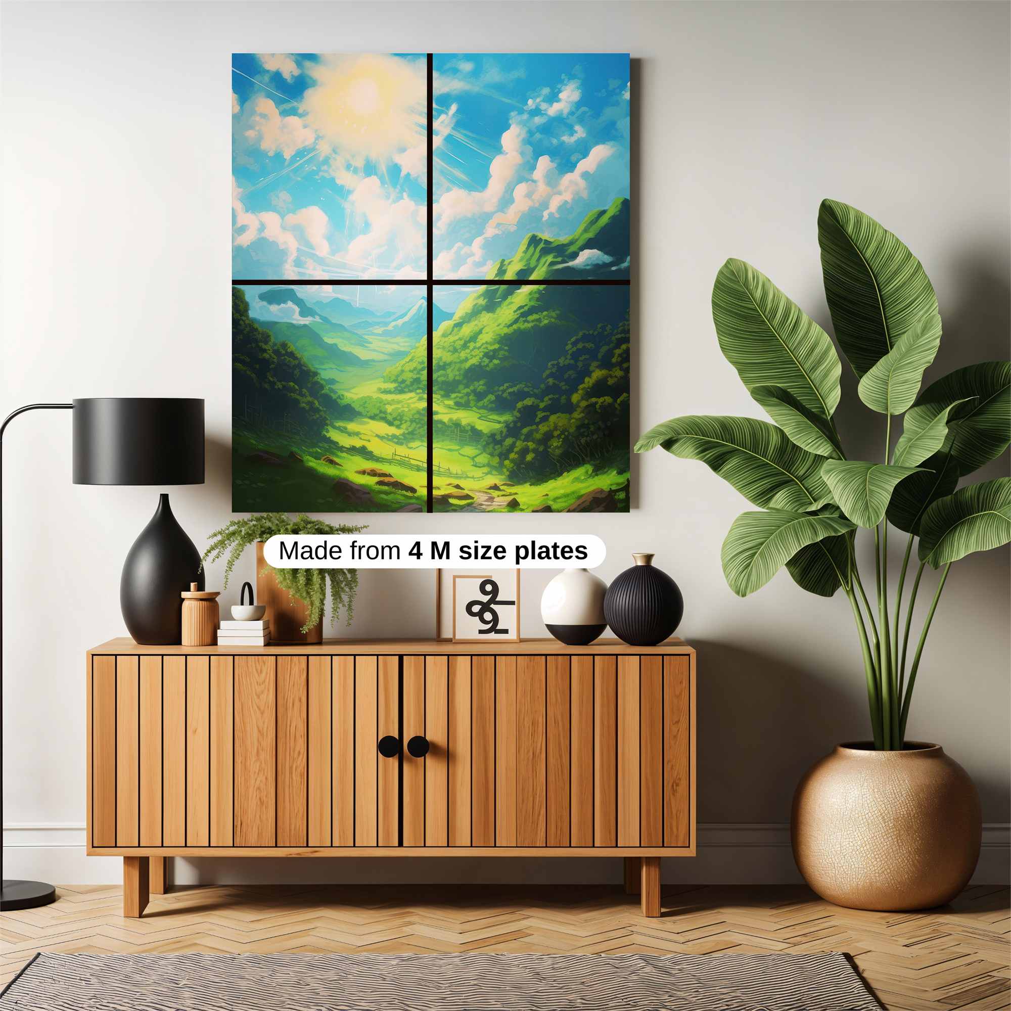 Sunlit Serenity Safe Wall Magnetic / M