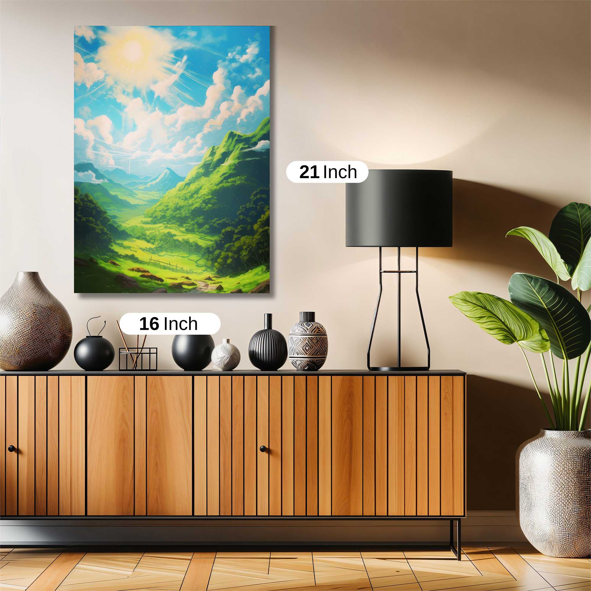 Sunlit Serenity Safe Wall Magnetic / M