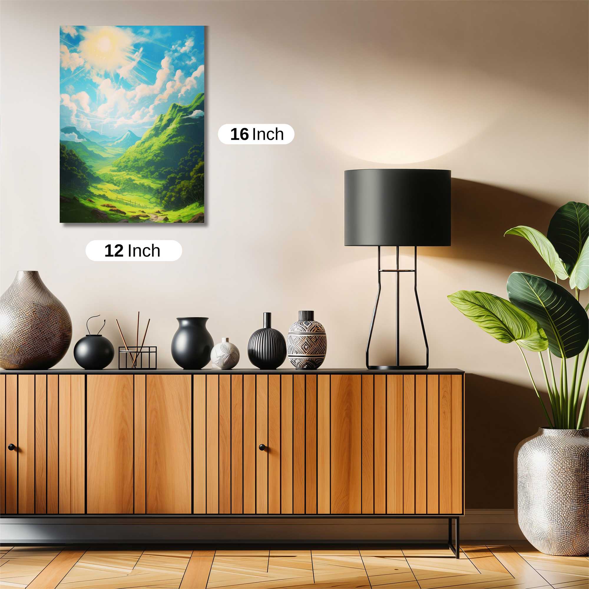 Sunlit Serenity Safe Wall Magnetic / M