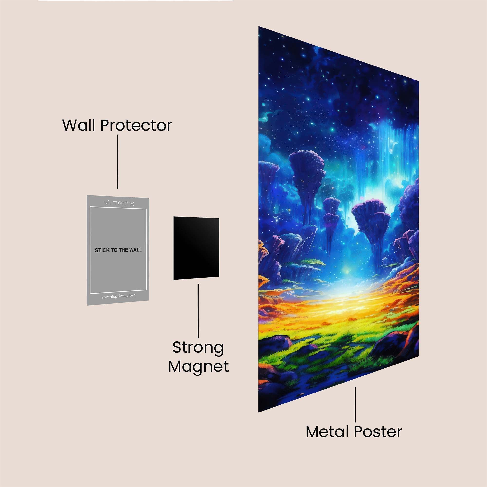 Nebula Dream Safe Wall Magnetic / M