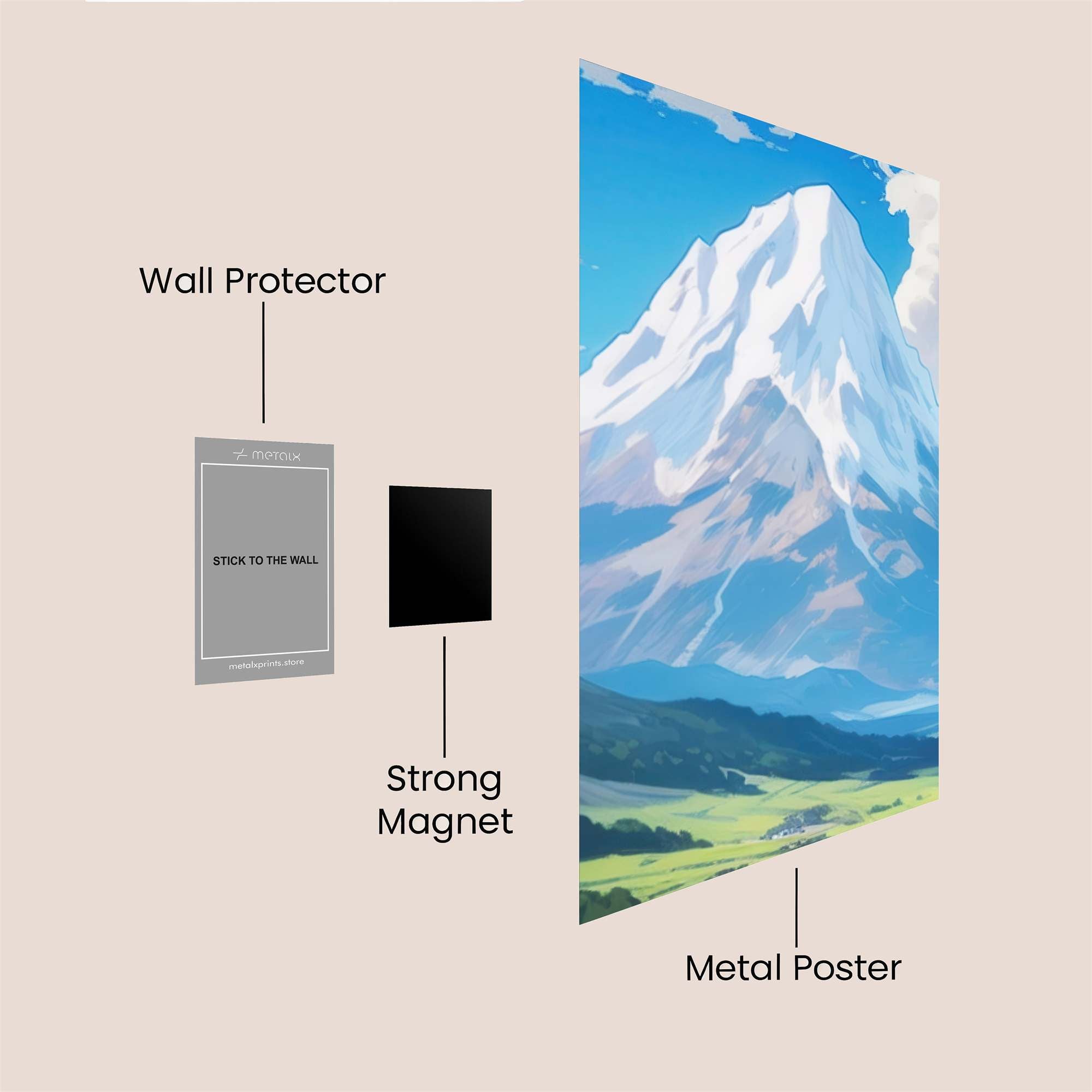 Fuji Serenity Safe Wall Magnetic / M