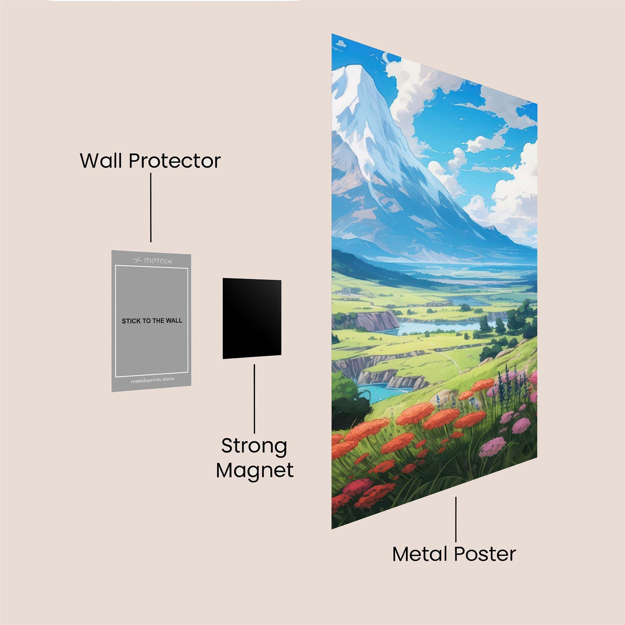 Fuji Serenity Safe Wall Magnetic / M