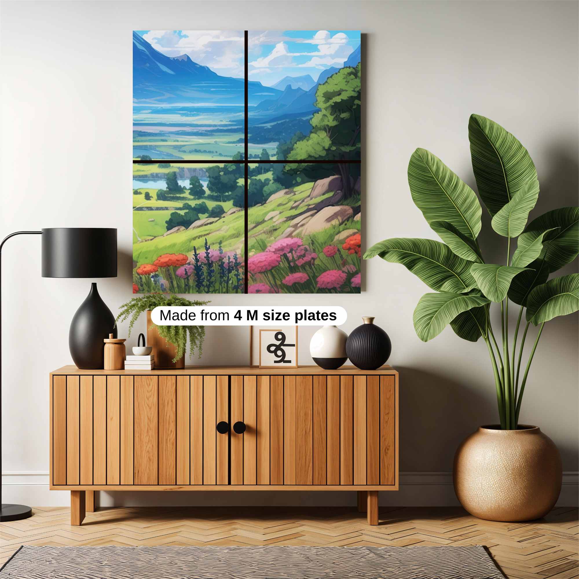 Mountain Serenity Safe Wall Magnetic / M