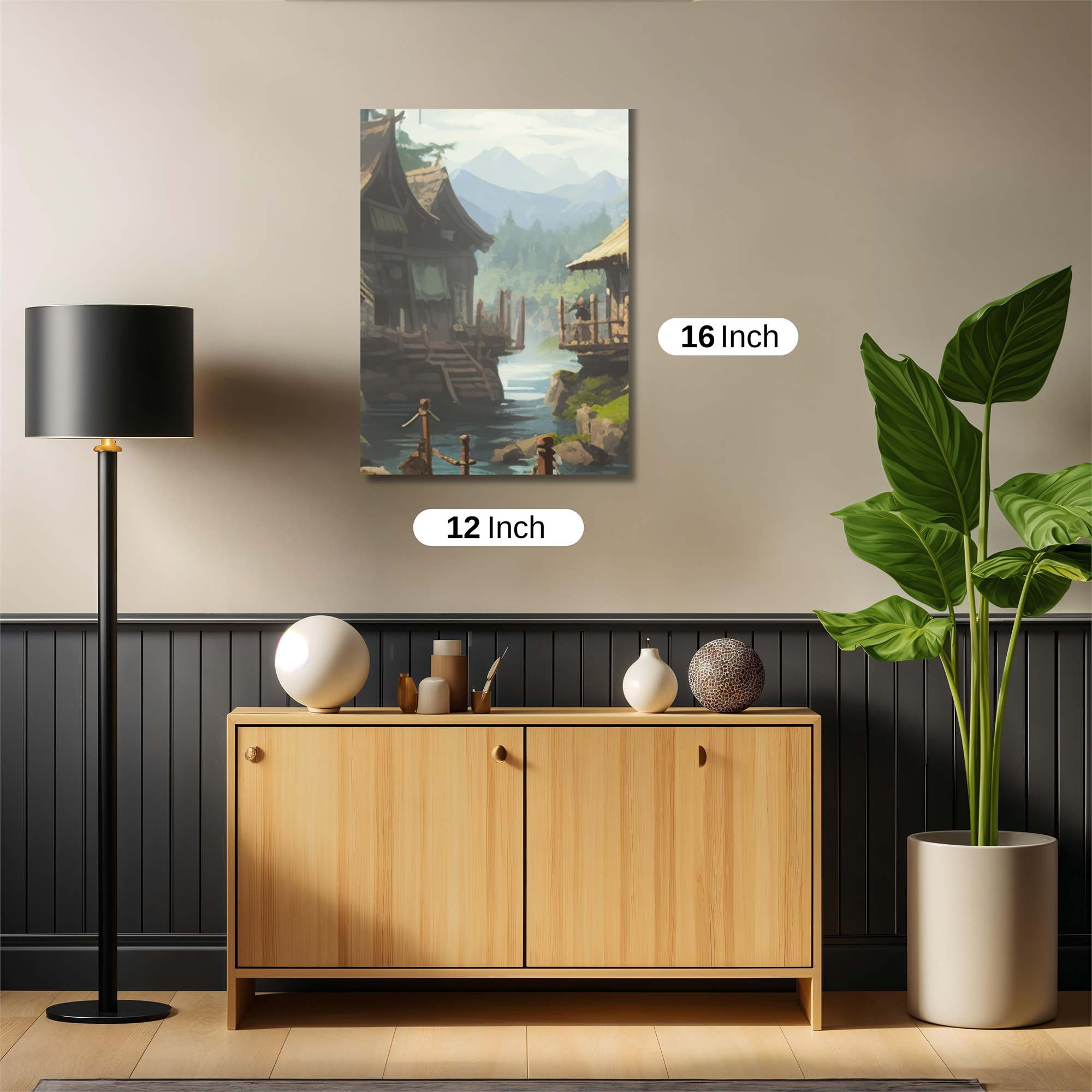 Mountain Serenity Safe Wall Magnetic / M