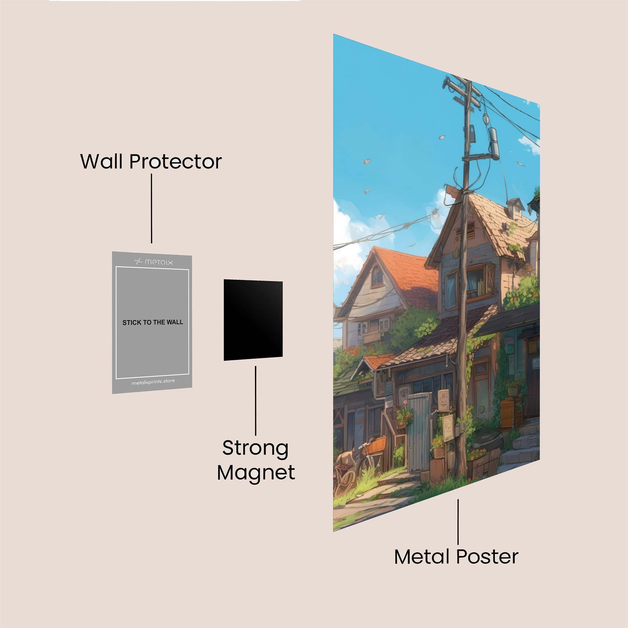 Makoto'sMelancholy Safe Wall Magnetic / M