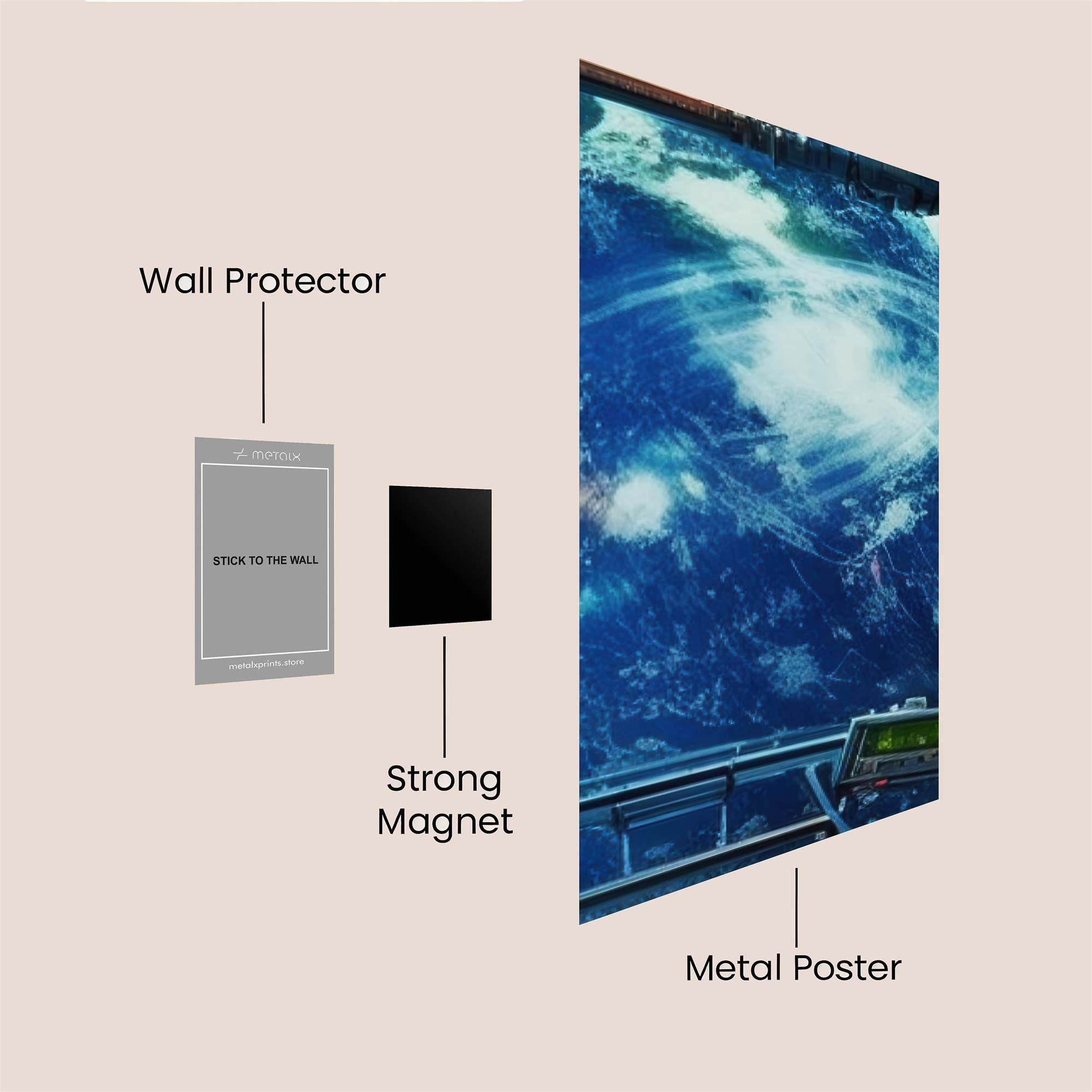Cyclone Serenity Safe Wall Magnetic / M