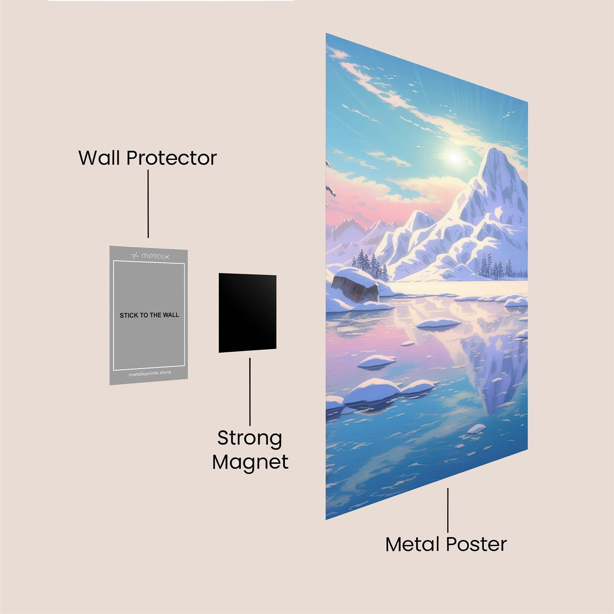 Everest Serenity Safe Wall Magnetic / M