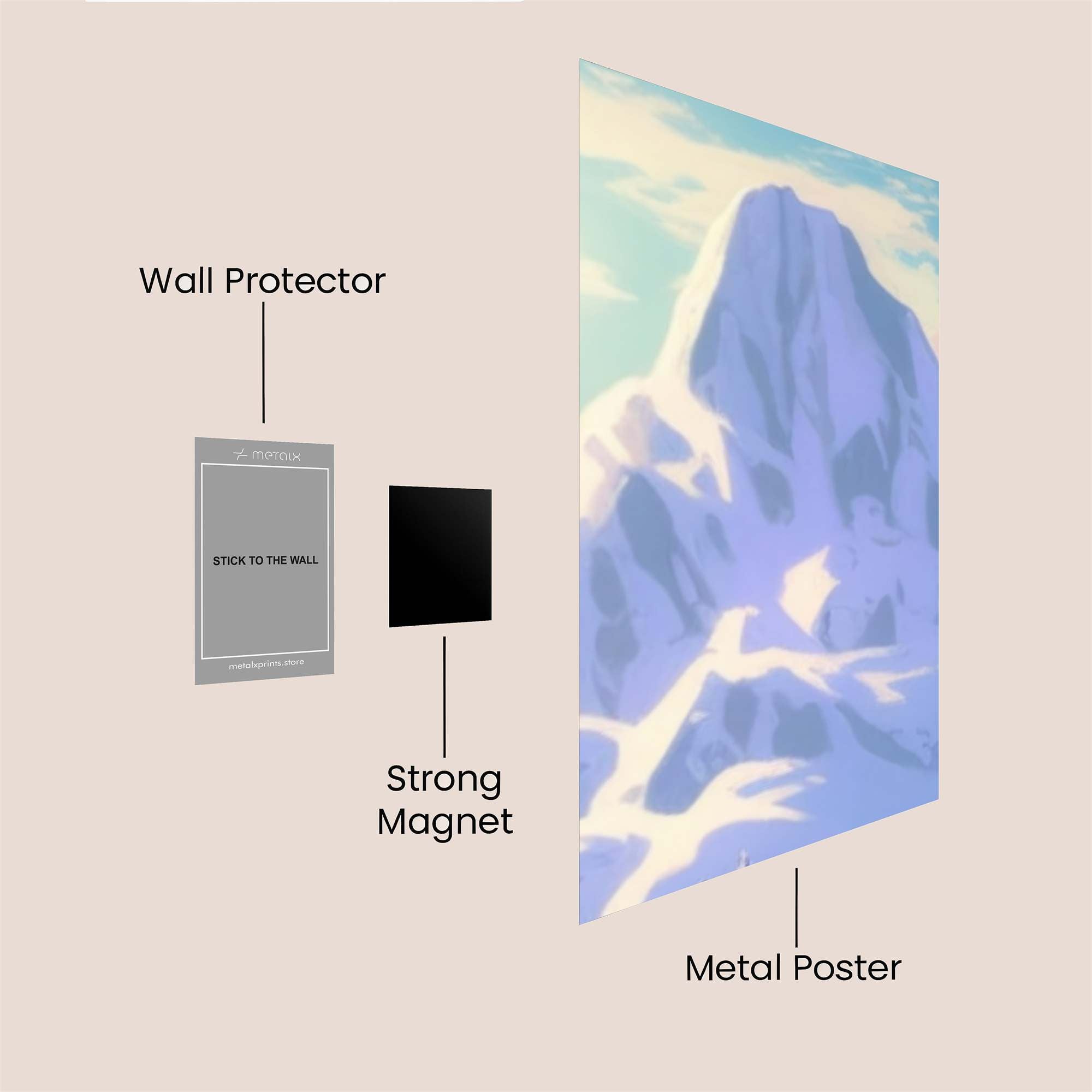 Everest Serene Safe Wall Magnetic / M