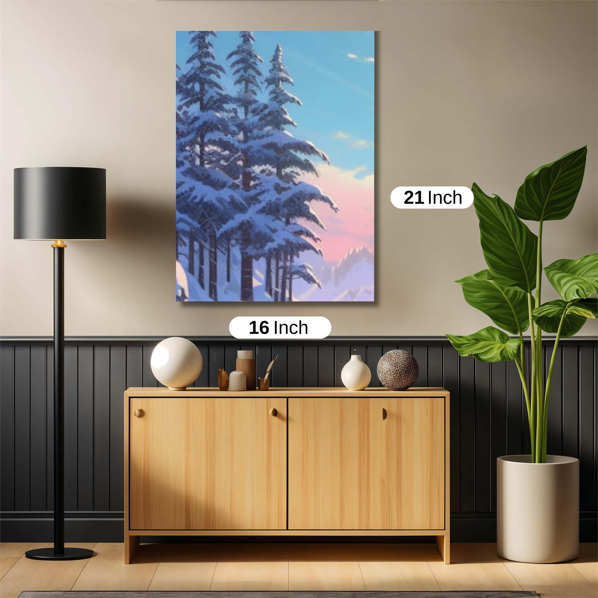 Frosty Serenity Safe Wall Magnetic / M