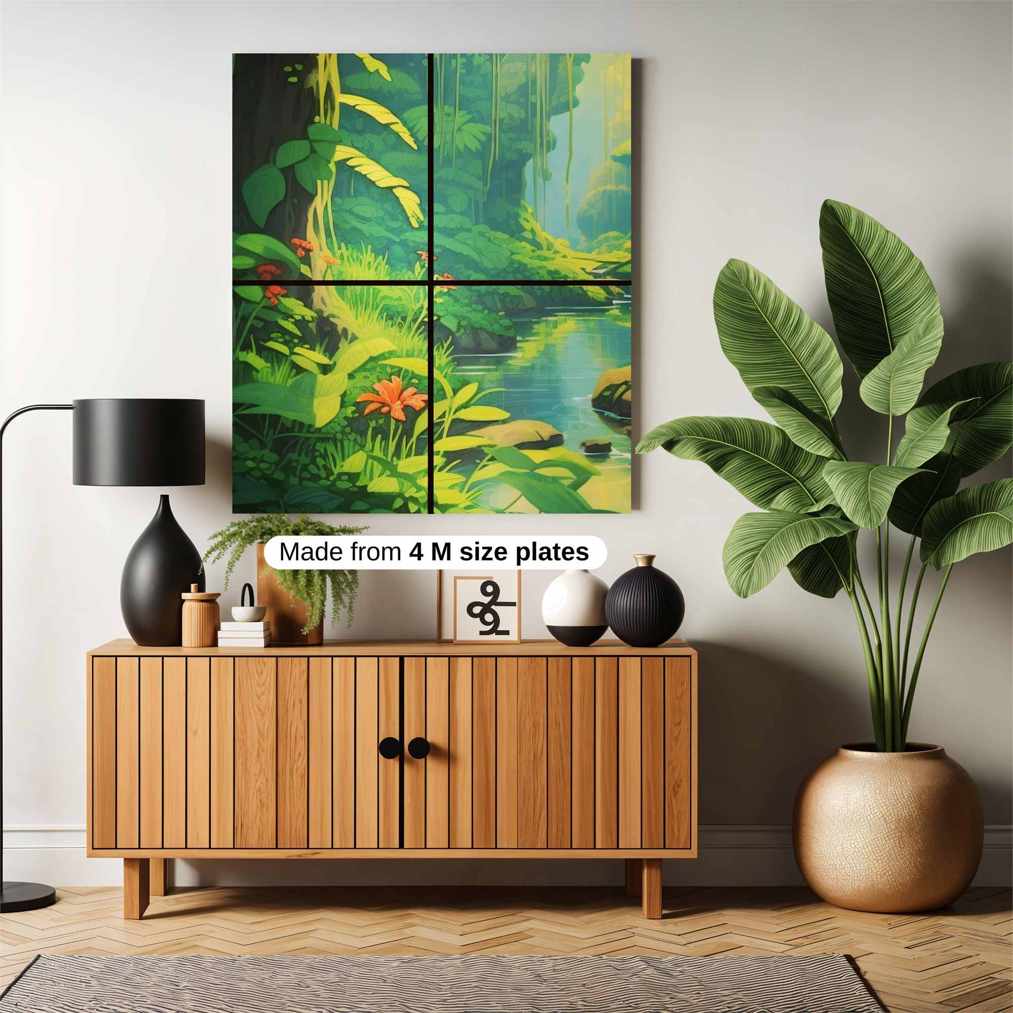 Jungle Serenity Safe Wall Magnetic / M