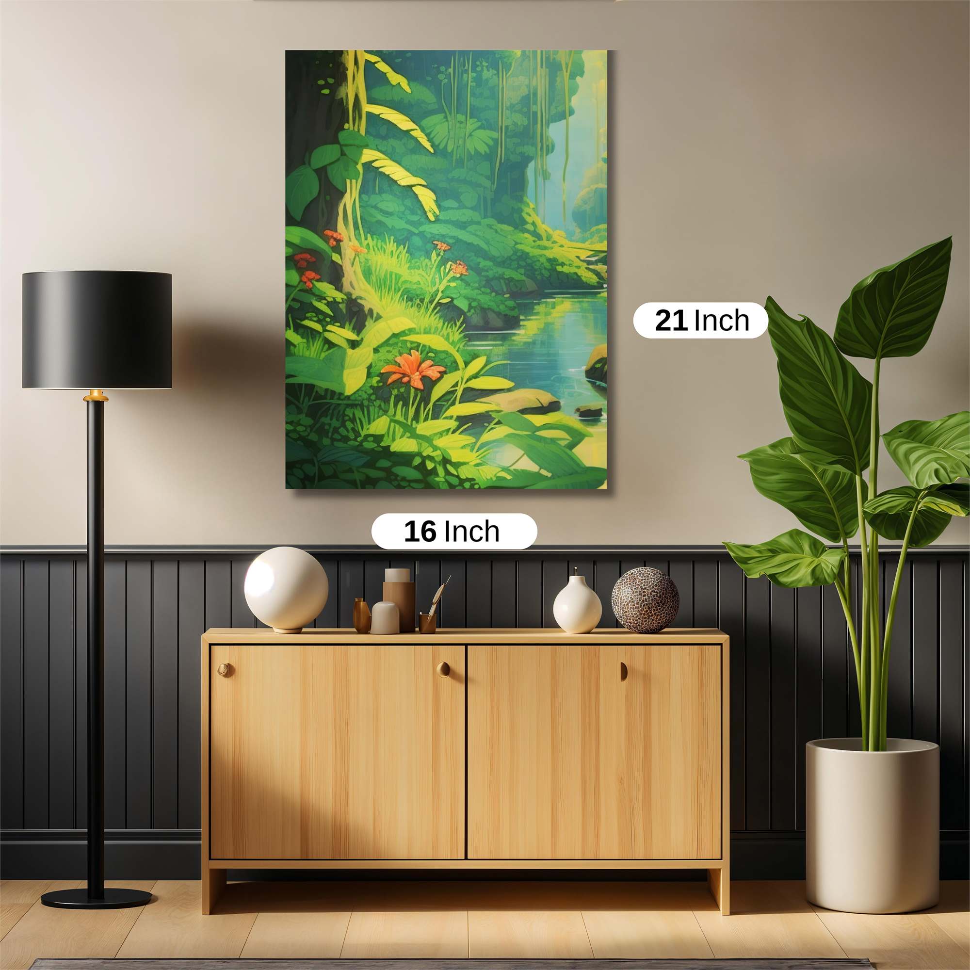 Jungle Serenity Safe Wall Magnetic / M