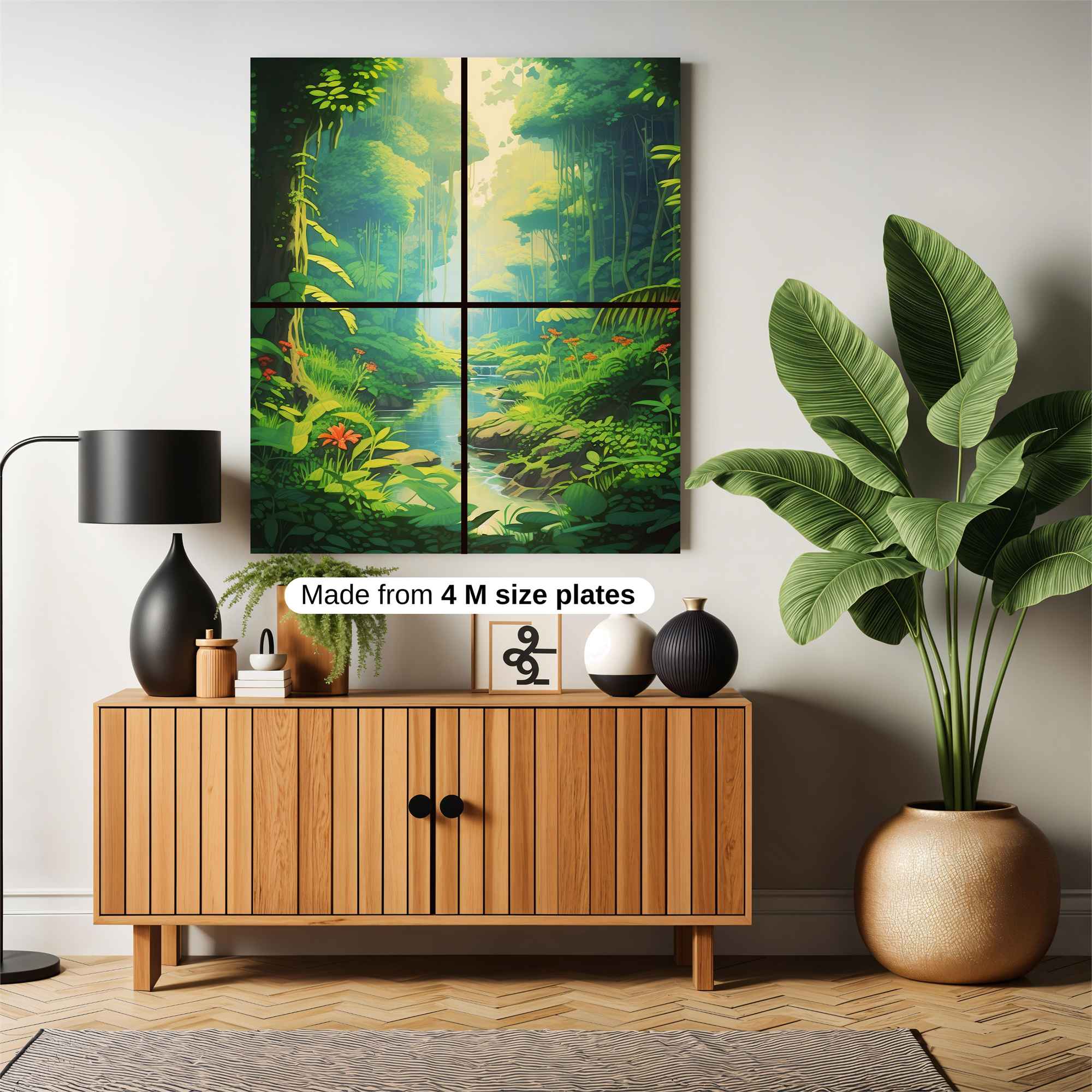 Jungle Serenity Safe Wall Magnetic / M
