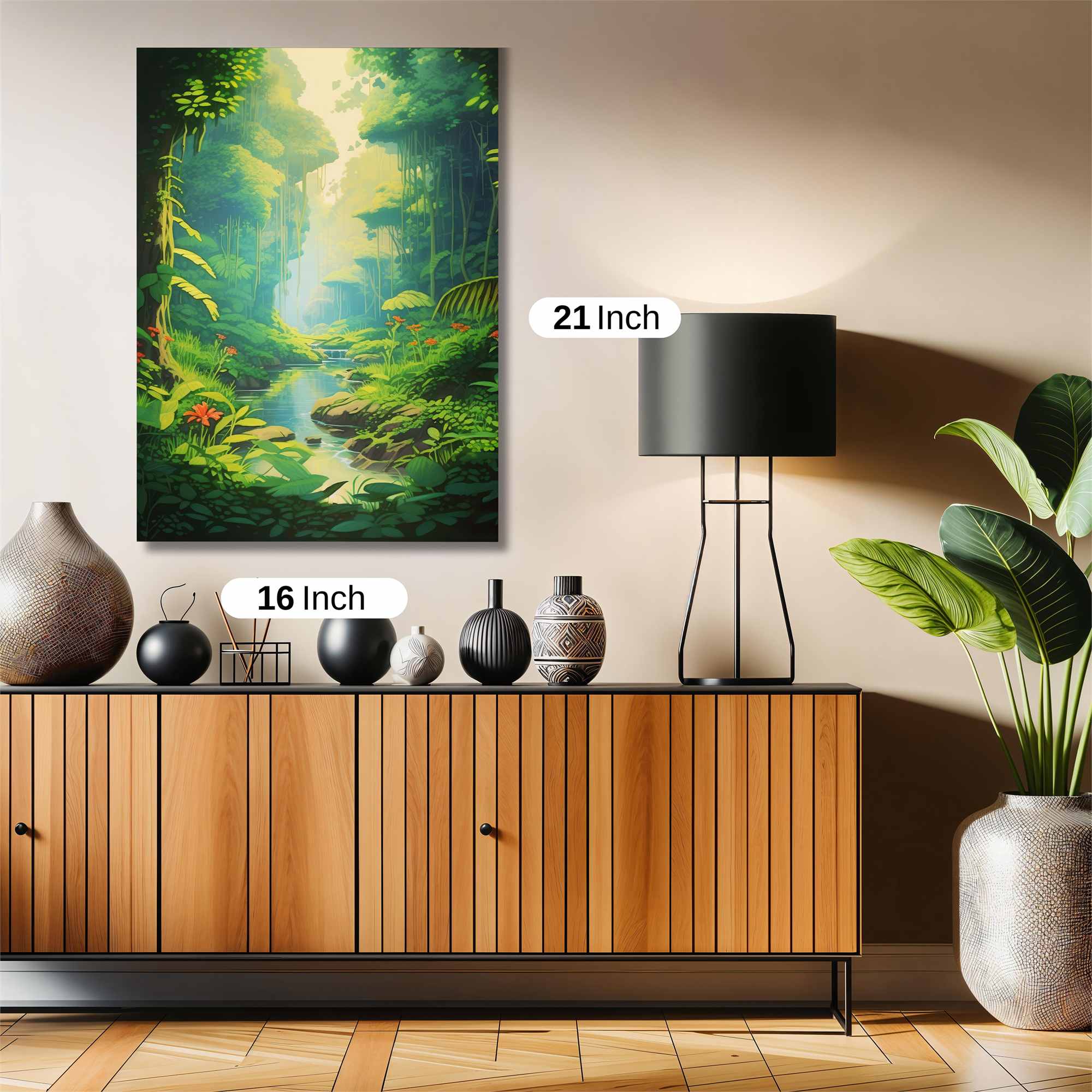 Jungle Serenity Safe Wall Magnetic / M